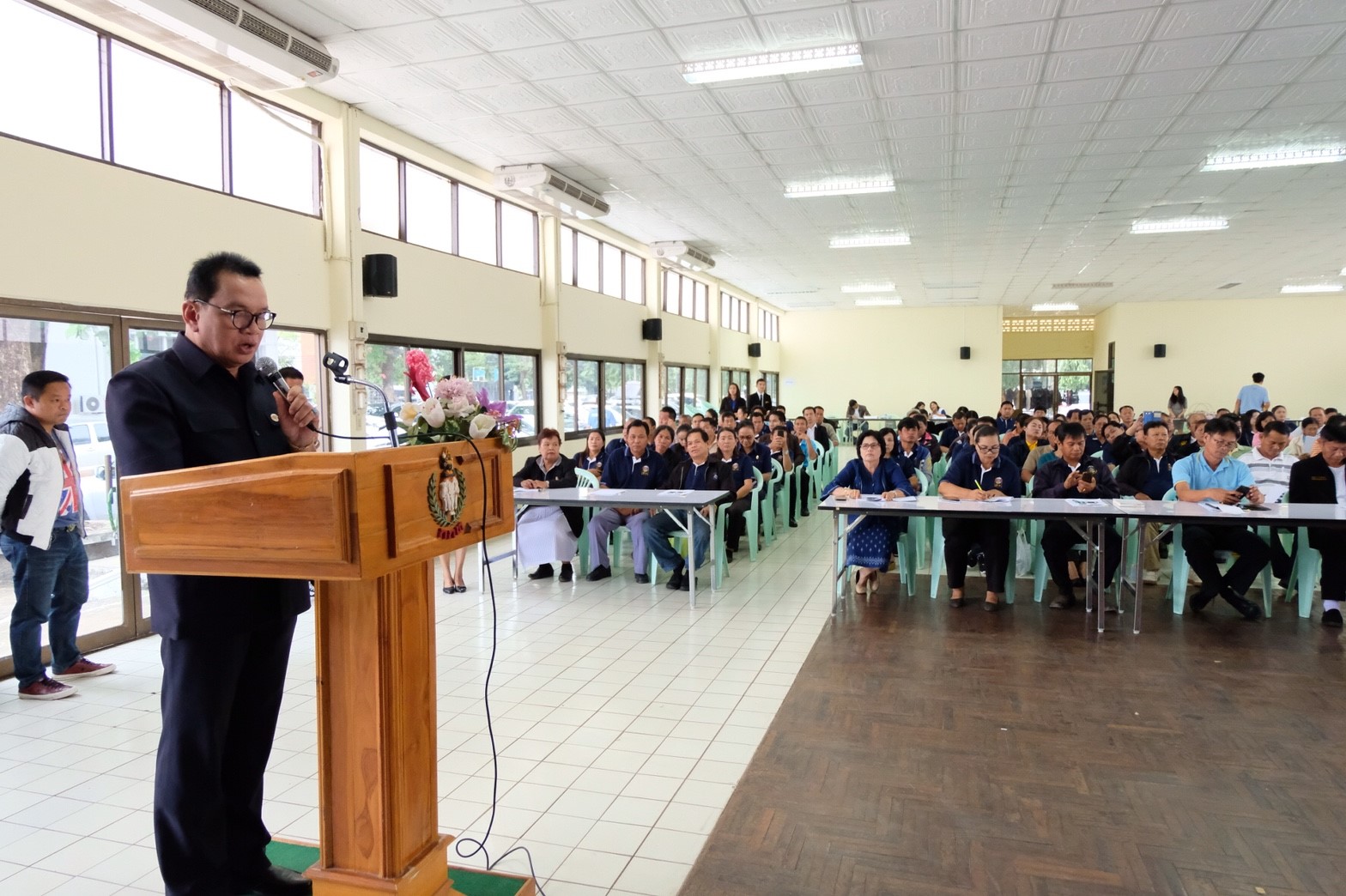 พช.หนองคาย จัดการฝึกอบรมเพิ่มประสิทธิภาพผู้นำอาสาพัฒนาชุมชน (ผู้นำ อช.) ขับเคลื่อนสัมมาชีพชุมชน ภายใต้กิจกรรม สร้างพลังชุมชน สร้างสังคมคุณธรรม สร้างชุมชนเข้มแข็ง : วิถี พช.วิถีธรรม