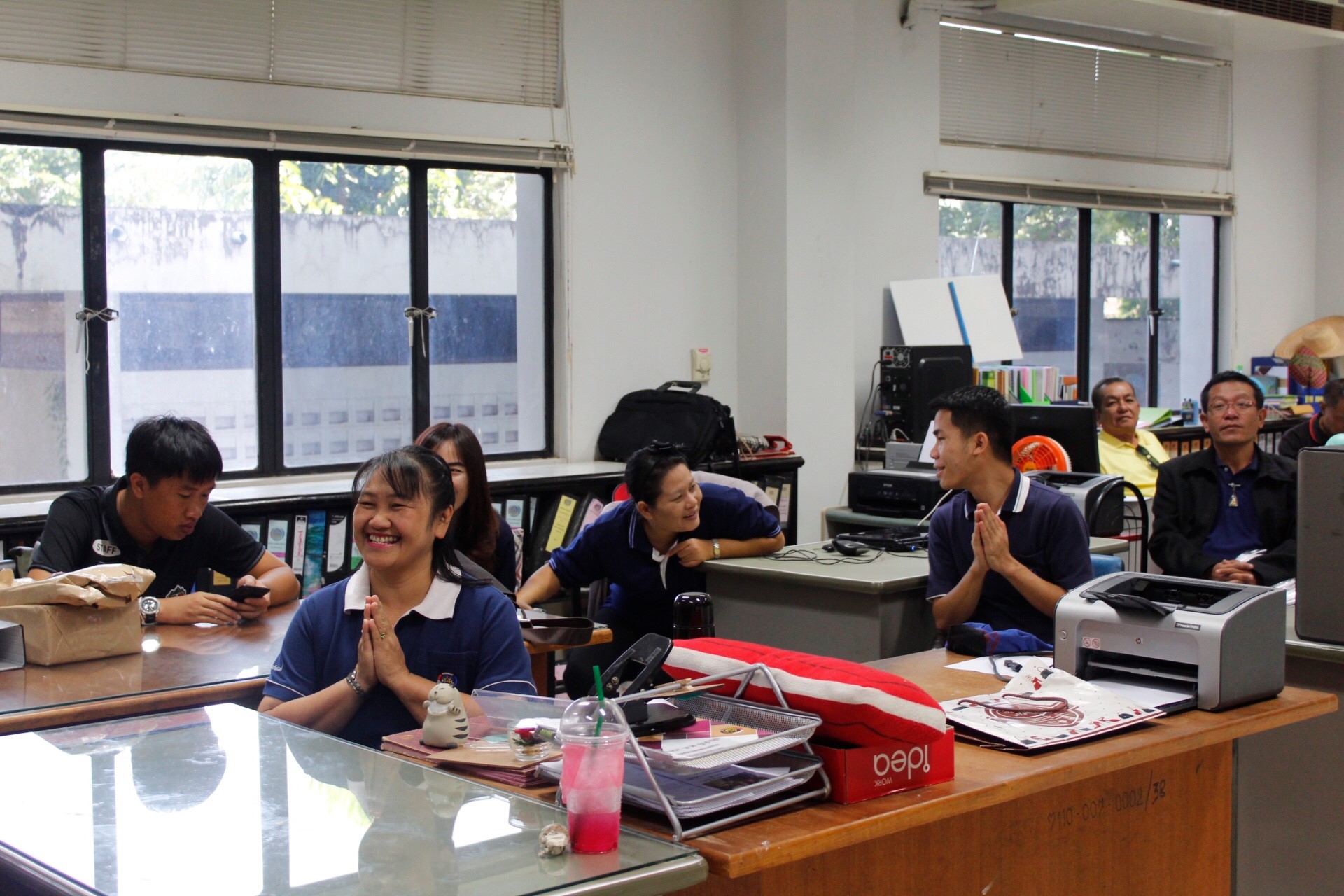 พช.หนองคาย ทำบุญเนื่องในวันคล้ายวันก่อตั้งกรมการพัฒนาชุมชน ครบรอบ 56 ปี