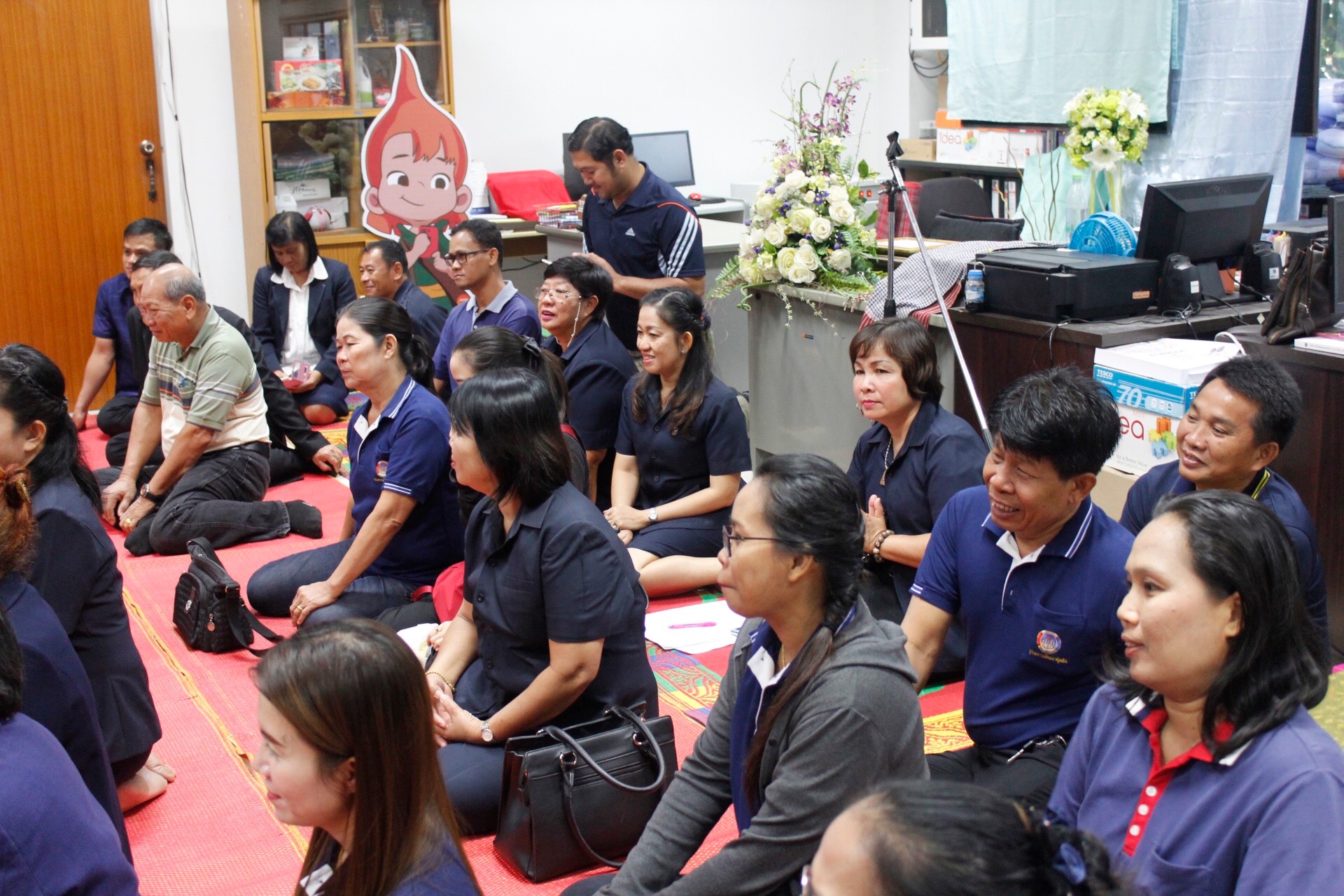 พช.หนองคาย ทำบุญเนื่องในวันคล้ายวันก่อตั้งกรมการพัฒนาชุมชน ครบรอบ 56 ปี