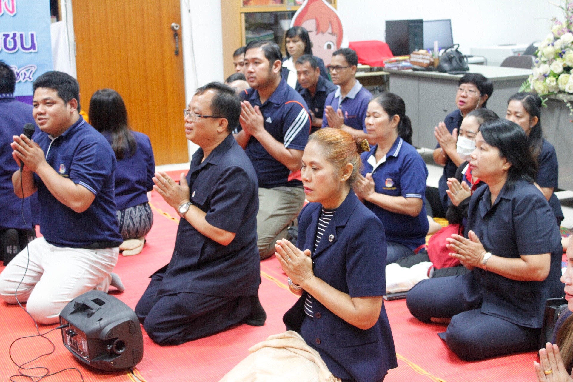 พช.หนองคาย ทำบุญเนื่องในวันคล้ายวันก่อตั้งกรมการพัฒนาชุมชน ครบรอบ 56 ปี