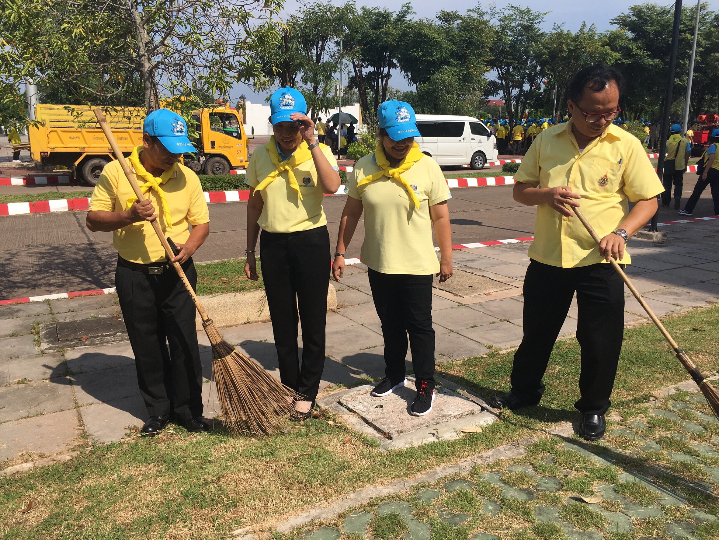 พช.หนองคาย ร่วมกิจกรรมบำเพ็ญประโยชน์ “การเป็นเจ้าบ้านที่ดี”