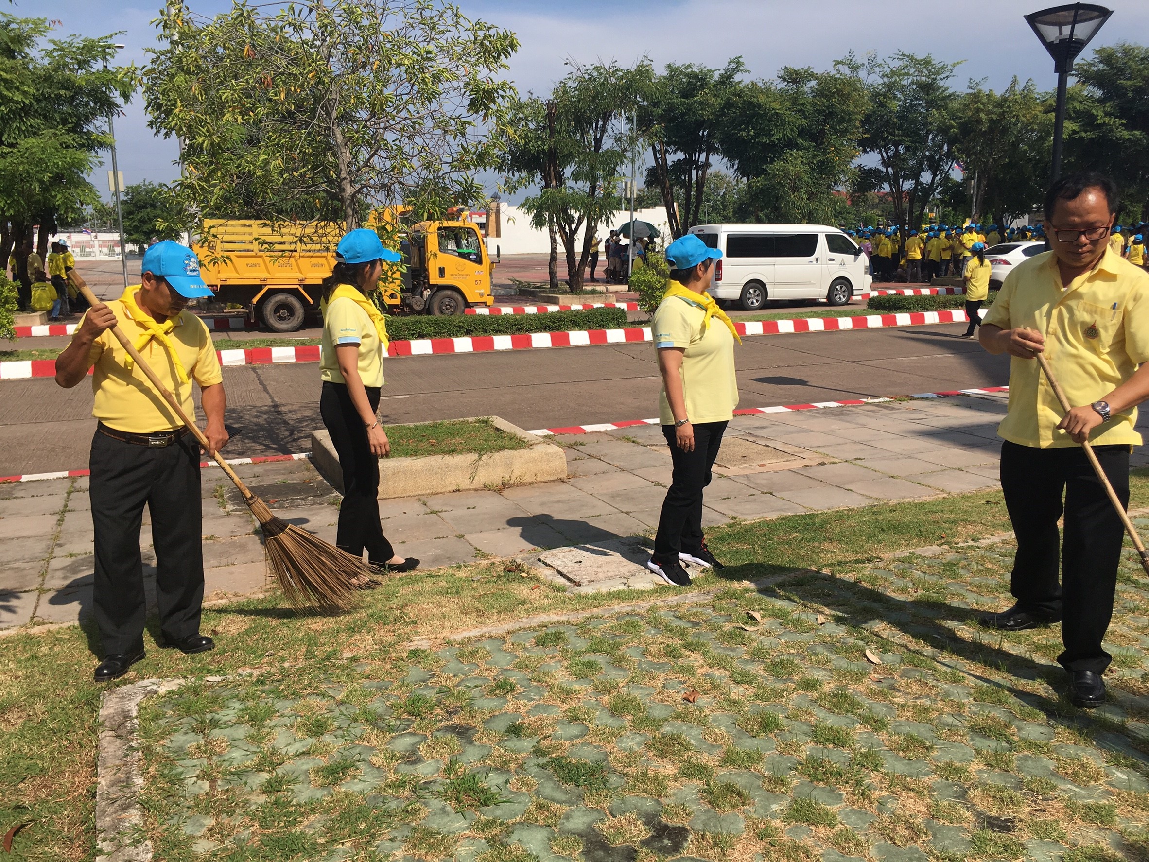 พช.หนองคาย ร่วมกิจกรรมบำเพ็ญประโยชน์ “การเป็นเจ้าบ้านที่ดี”