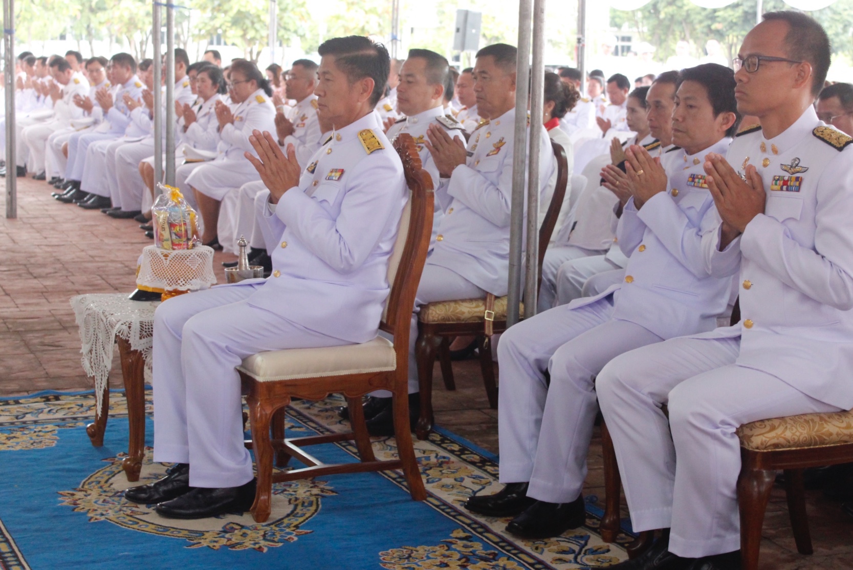 พช.หนองคาย ร่วมทำบุญตักบาตร วันปิยมหาราช ประจำปี 2561