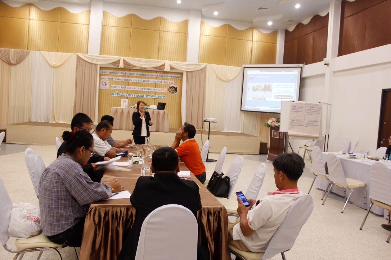 ^^หนองคาย เมืองบั้งไฟพญานาค^^ ประชุมเพิ่มประสิทธิภาพการดำเนินงานกองทุนพัฒนาบทบาทสตรี แก่เจ้าหน้าที่พัฒนาชุมชน