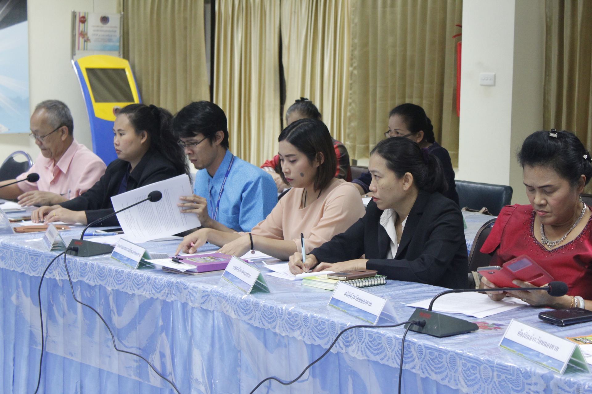 จังหวัดหนองคาย ประชุมคณะทำงานบริหารการจัดเก็บข้อมูลเพื่อการพัฒนาชุมชน