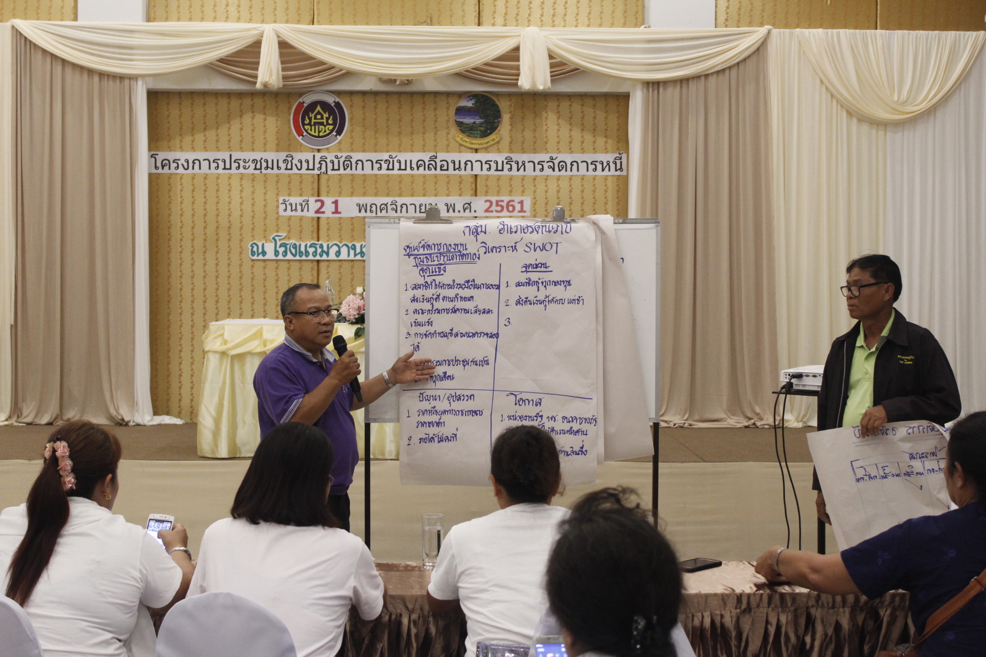 หนองคาย… ดำเนินโครงการประชุมเชิงปฏิบัติการขับเคลื่อนการบริหารจัดการหนี้