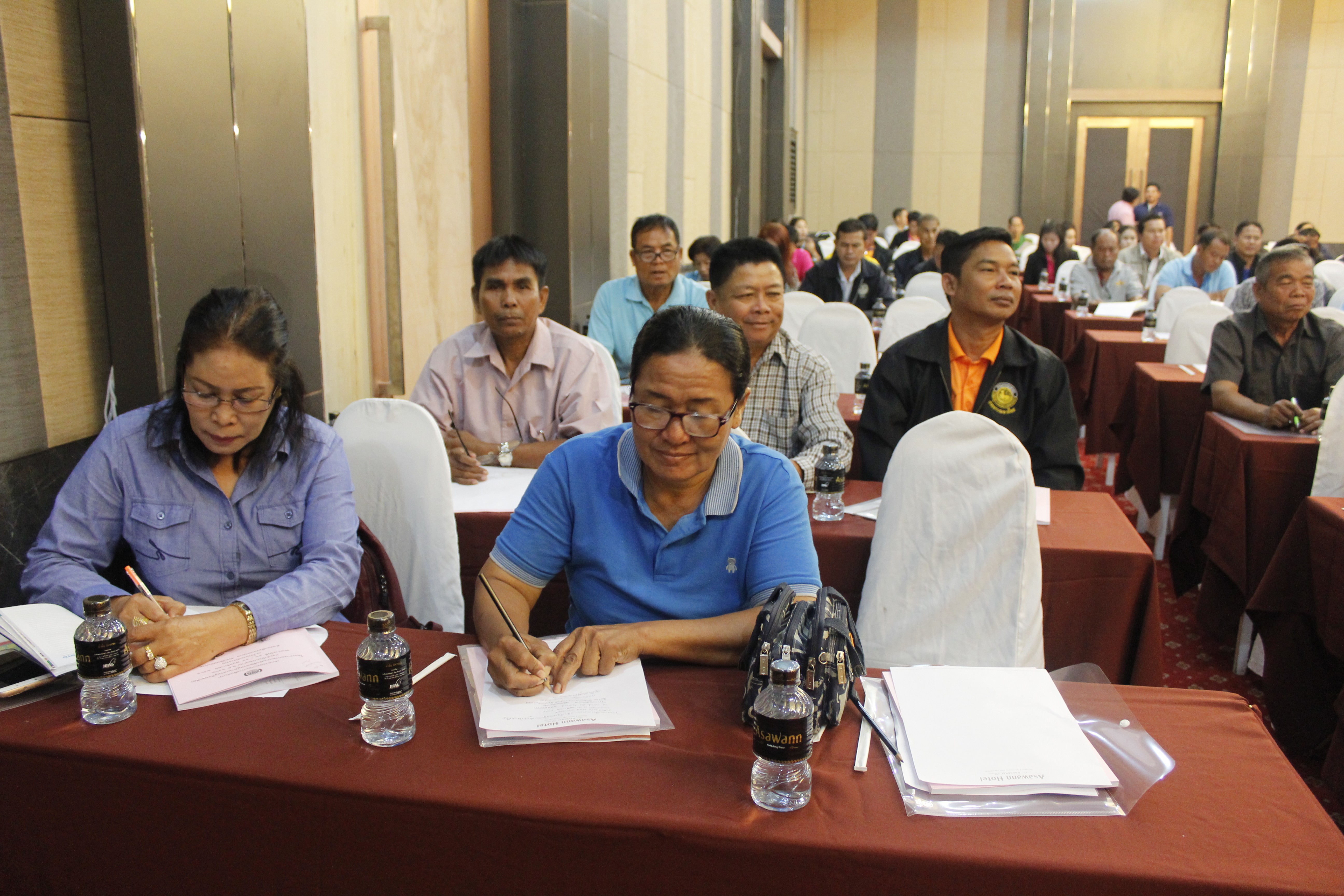 พช.หนองคาย…ดำเนินโครงการอบรมแกนนำพัฒนาหมู่บ้านเศรษฐกิจพอเพียง