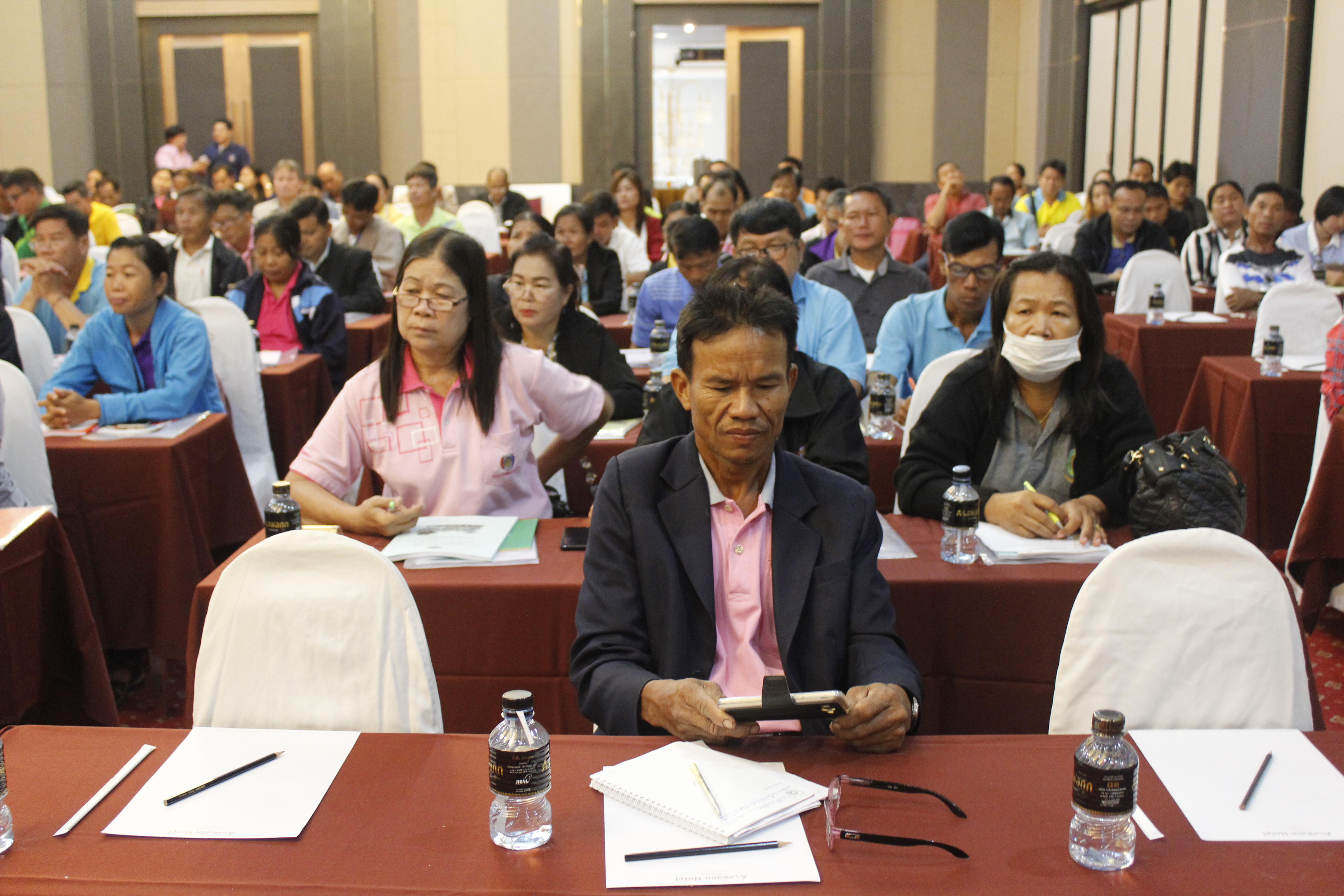 พช.หนองคาย…ดำเนินโครงการอบรมแกนนำพัฒนาหมู่บ้านเศรษฐกิจพอเพียง