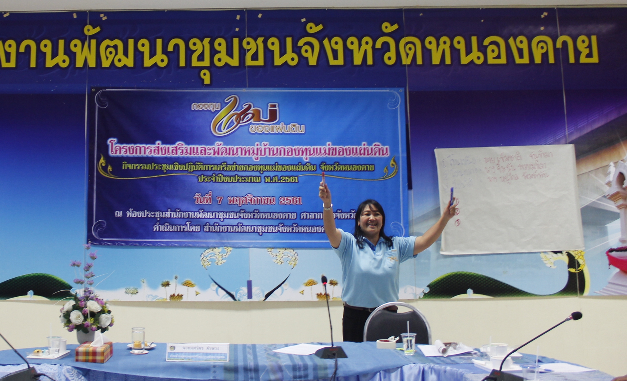 หนองคาย..ประชุมเชิงปฏิบัติการเครือข่ายกองทุนแม่ของแผ่นดิน