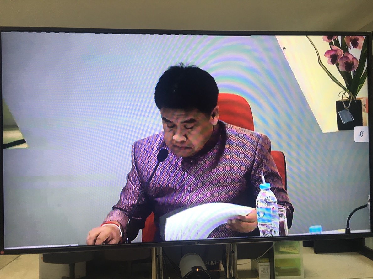 พช.หนองคาย  ร่วมประชุมทางไกลการติดตามเร่งรัดการใช้จ่ายงบประมาณกรมการพัฒนาชุมชน ครั้งที่ 2/2562