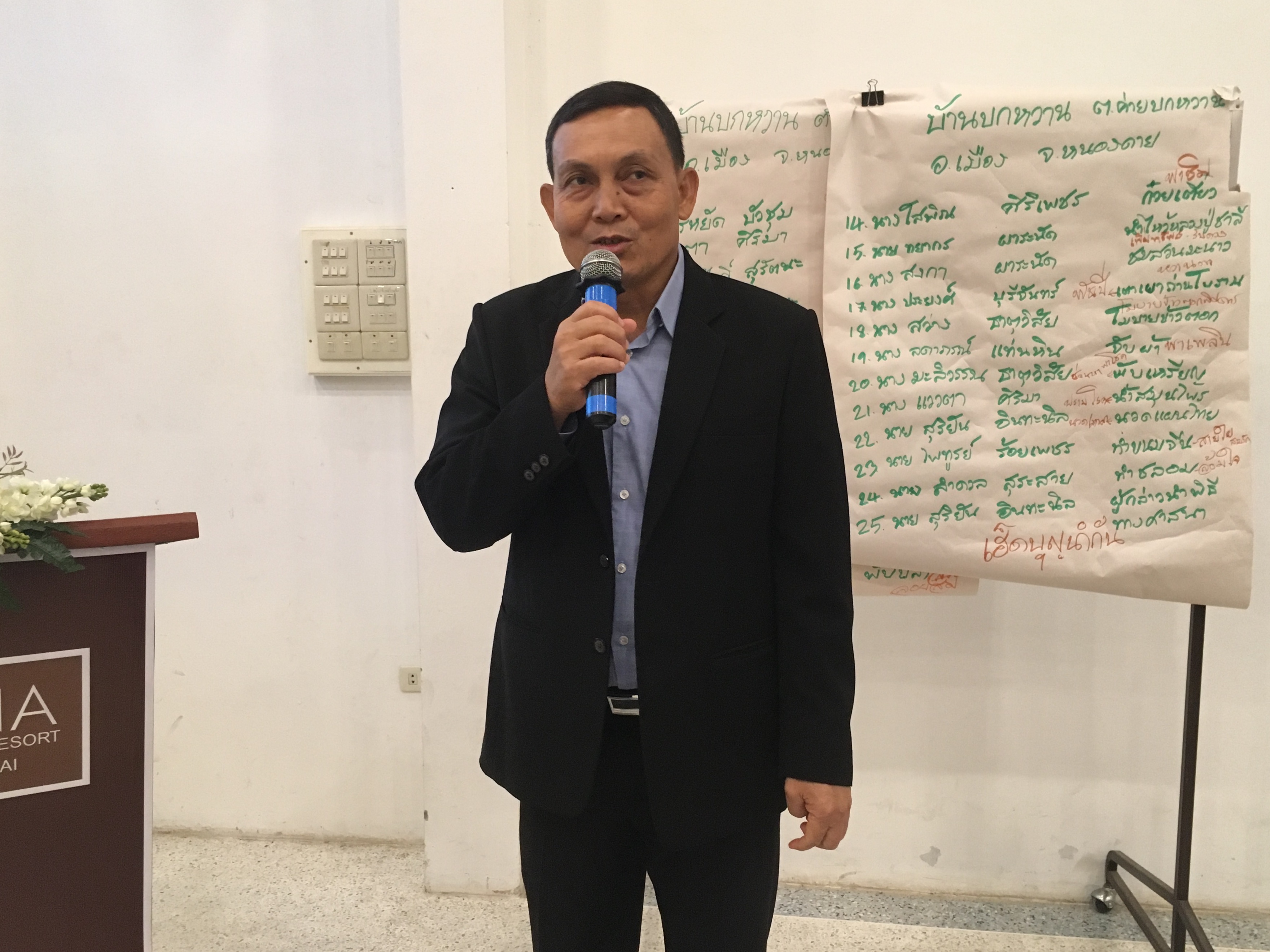 พัฒนาการจังหวัดหนองคาย พบปะชุมชนท่องเที่ยว ตามโครงการยกระดับการท่องเที่ยวเชิงประเพณีวัฒนธรรม (ภาคตะวันออกเฉียงเหนือ) กิจกรรมย่อย การประชุมเชิงปฏิบัติการถ่ายทอดประสบการณ์และทดสอบโปรแกรมการท่องเที่ยวของผู้ประกอบการ