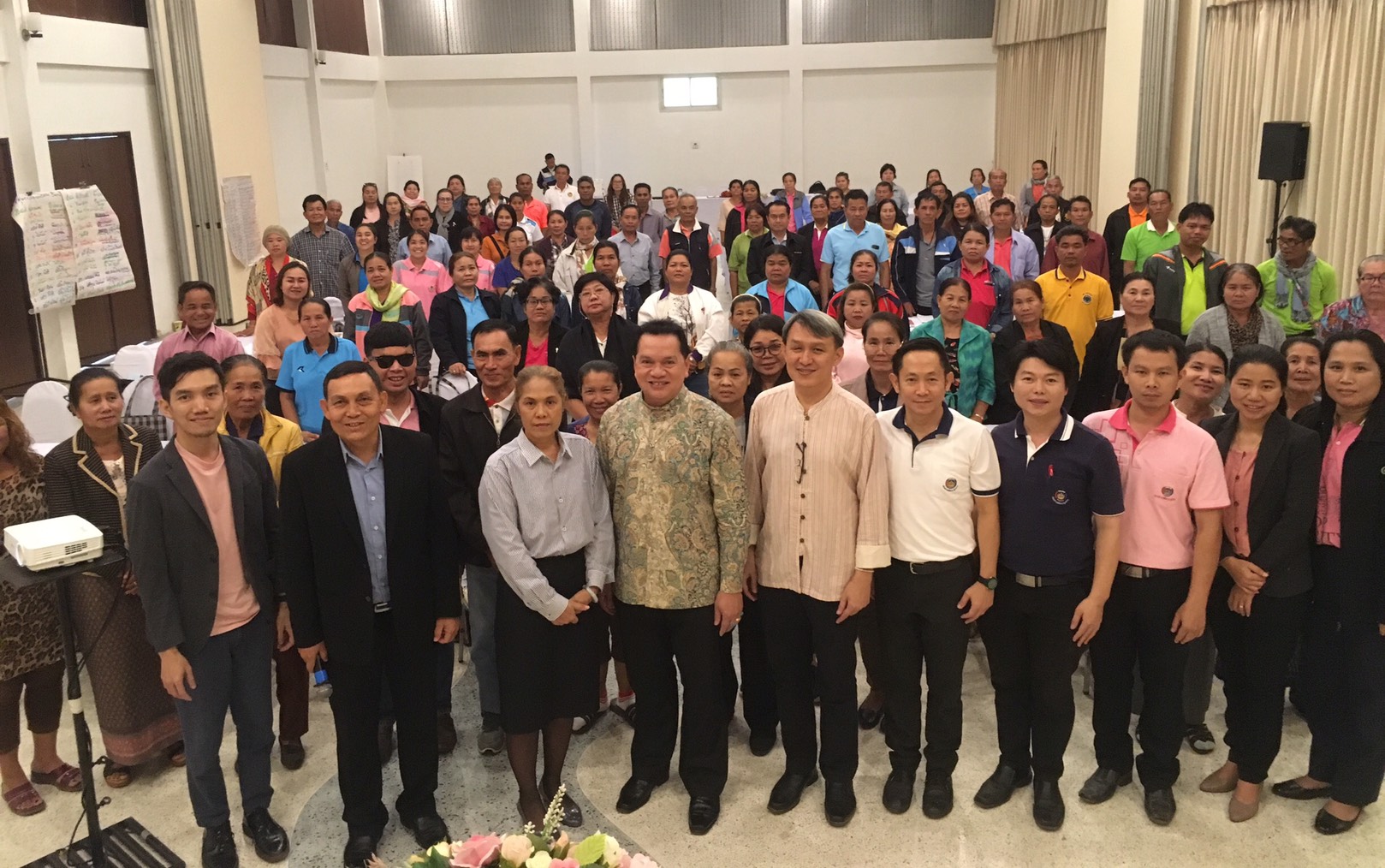 พัฒนาการจังหวัดหนองคาย พบปะชุมชนท่องเที่ยว ตามโครงการยกระดับการท่องเที่ยวเชิงประเพณีวัฒนธรรม (ภาคตะวันออกเฉียงเหนือ) กิจกรรมย่อย การประชุมเชิงปฏิบัติการถ่ายทอดประสบการณ์และทดสอบโปรแกรมการท่องเที่ยวของผู้ประกอบการ