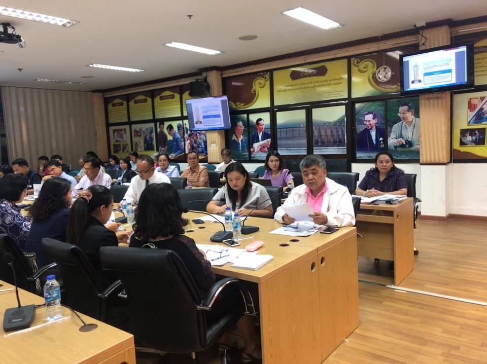 หัวหน้าฝ่ายอำนวยการ ประชุมคณะกรรมการพัฒนาคุณภาพการบริหารจัดการภาครัฐ(PMQA) จังหวัดหนองคาย