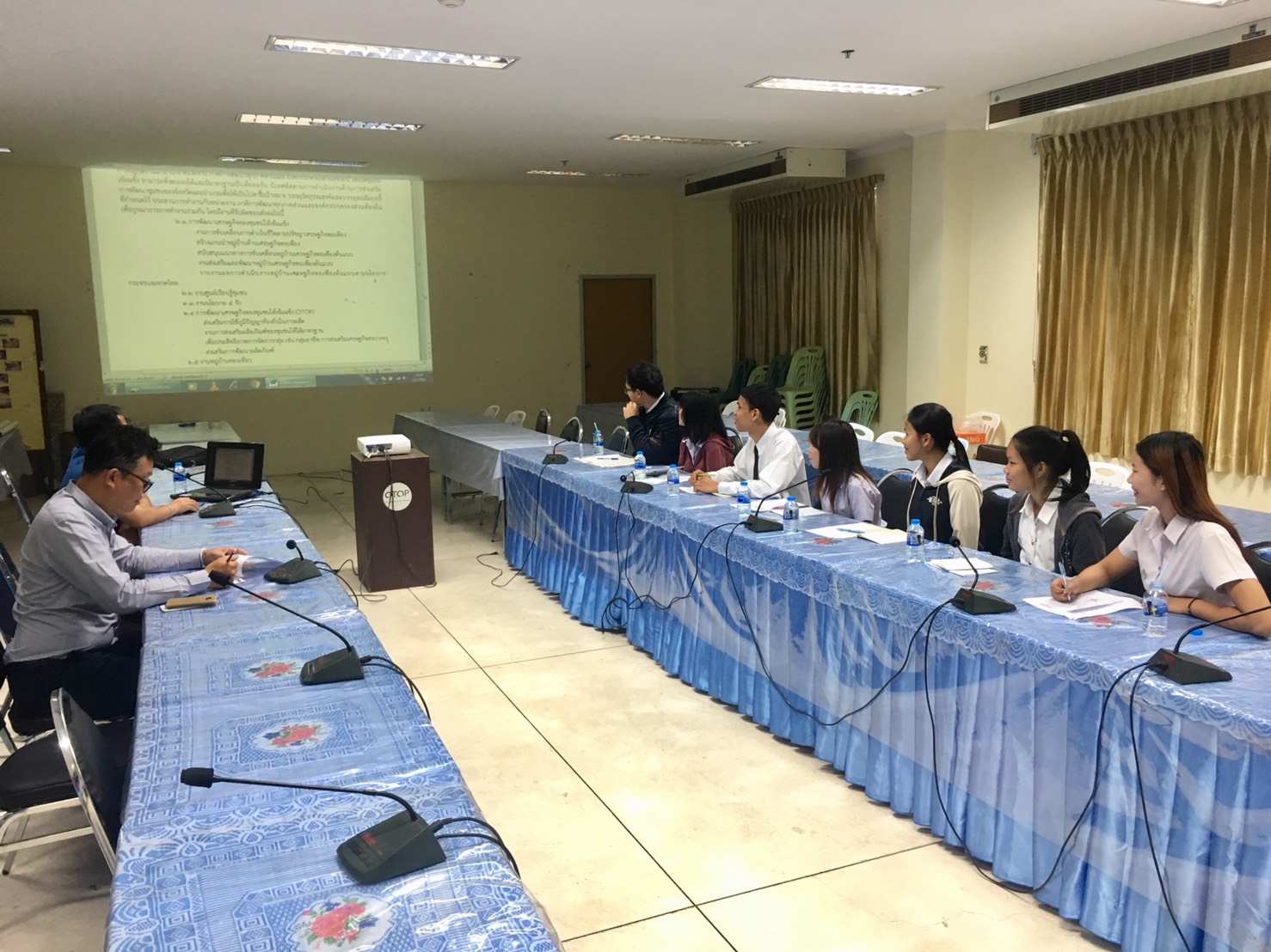 พช.หนองคาย ต้อนรับและบรรยายพิเศษแก่คณะนักศึกษา ชั้นปีที่ 2 สาขารัฐประศาสตร คณะสังคมศาสตร์บูรณาการ มหาวิทยาลัยขอนแก่น