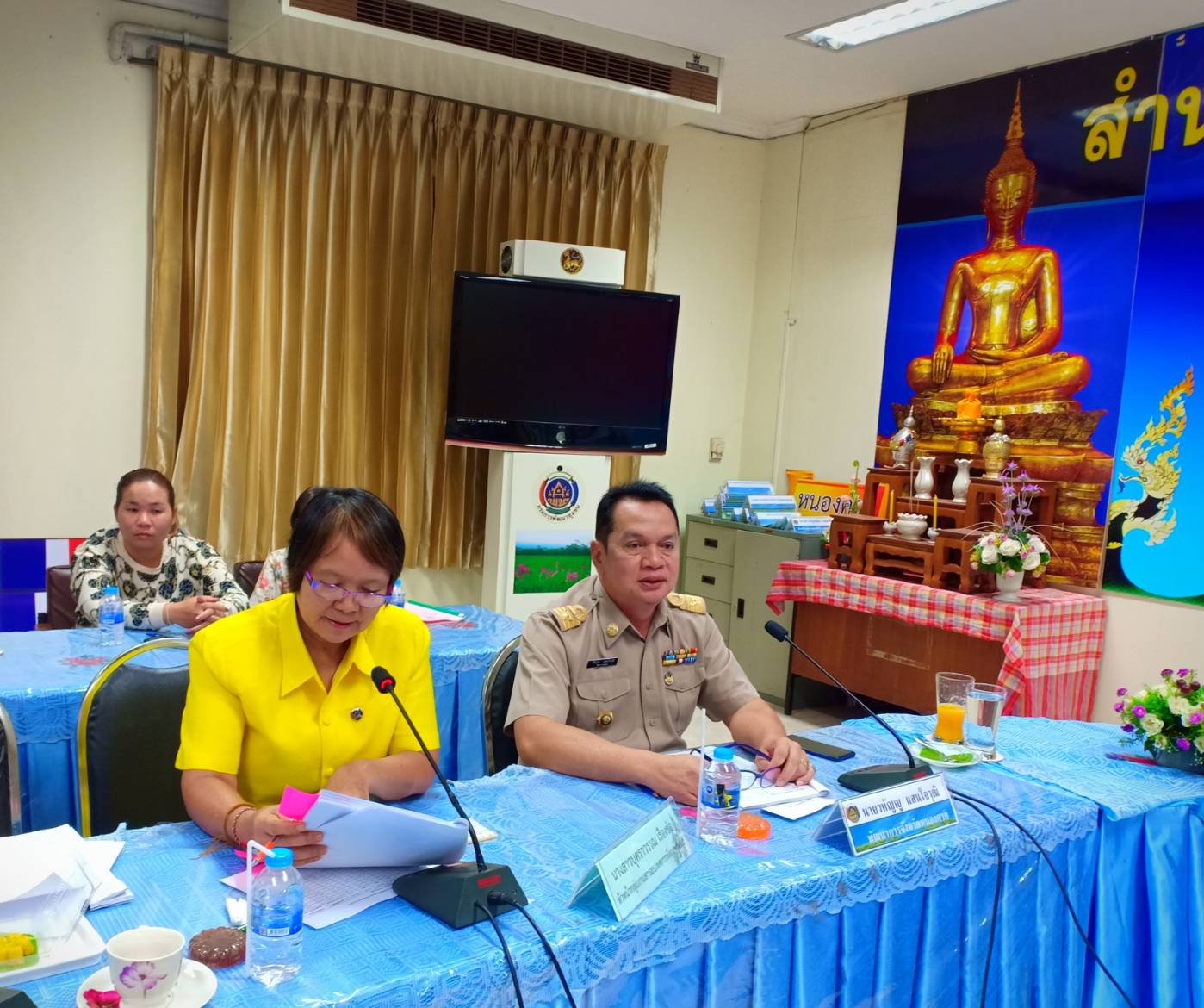 พช.หนองคาย…ประชุมคณะอนุกรรมการบริหารกองทุนพัฒนาบทบาทสตรีระดับจังหวัดจังหวัดหนองคาย ครั้งที่ 3/2562 ณ ห้องประชุมสำนักงานพัฒนาชุมชนจังหวัดหนองคาย