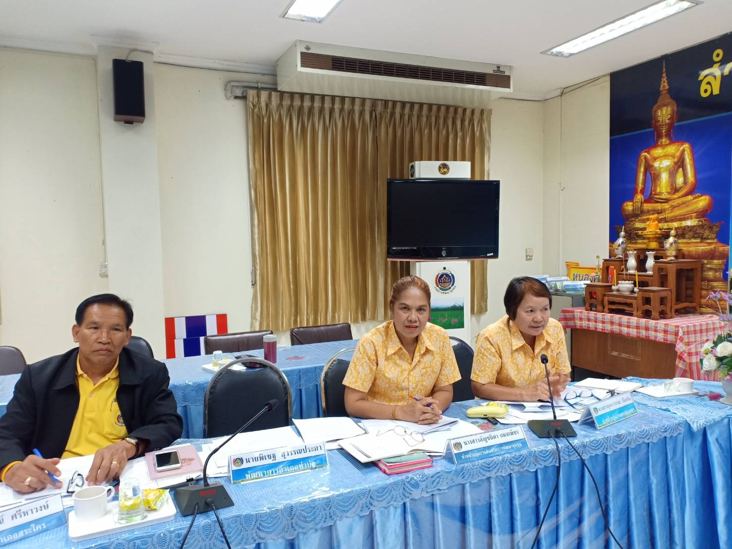 พช.หนองคาย ประชุมประจำเดือนหัวหน้ากลุ่มงาน หัวหน้าฝ่าย พัฒนาการอำเภอและนักวิชาการพัฒนาชุมชนจังหวัด ครั้งที่ 4/2562