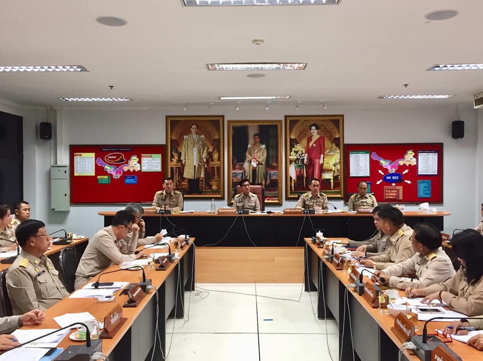 พช.หนองคาย ร่วมประชุมนายอำเภอและหัวหน้าส่วนราชการสังกัดกระทรวงมหาดไทยและประชุมกรมการจังหวัดและหัวหน้าส่วนราชการประจำจังหวัด ประจำเดือน เมษายน 2562 ครั้งที่ 4/2562