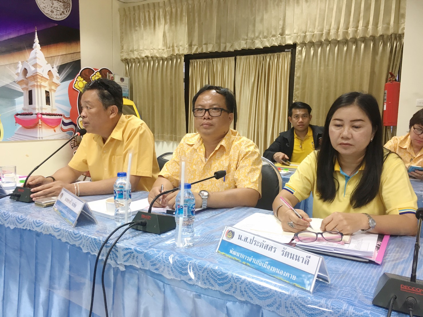 ผู้ตรวจราชการกรมการพัฒนาชุมชน ลงพื้นที่ตรวจติดตามงาน ณ จังหวัดหนองคาย