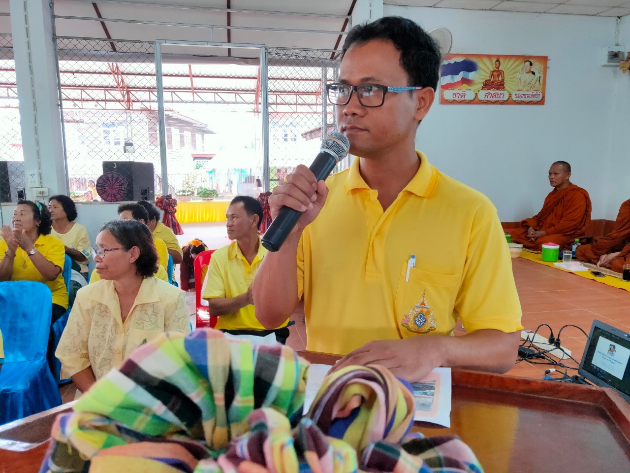 คณะกรรมการคัดสรรกิจกรรมพัฒนาชุมชนดีเด่น ระดับจังหวัด จังหวัดหนองคาย ลงพื้นที่คัดสรรหมู่บ้านเศรษฐกิจพอเพียง “อยู่เย็น เป็นสุข” ณ บ้านสังกะลี หมู่ที่ 5 ตำบลแก้งไก่อำเภอสังคม