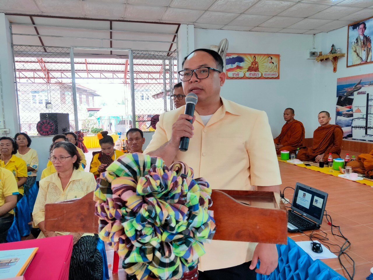 คณะกรรมการคัดสรรกิจกรรมพัฒนาชุมชนดีเด่น ระดับจังหวัด จังหวัดหนองคาย ลงพื้นที่คัดสรรหมู่บ้านเศรษฐกิจพอเพียง “อยู่เย็น เป็นสุข” ณ บ้านสังกะลี หมู่ที่ 5 ตำบลแก้งไก่อำเภอสังคม