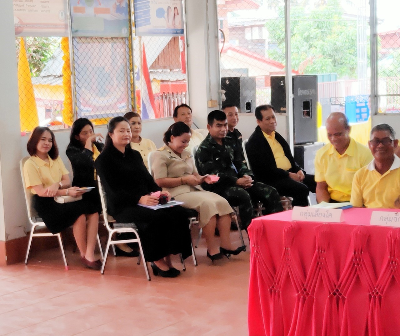 คณะกรรมการคัดสรรกิจกรรมพัฒนาชุมชนดีเด่น ระดับจังหวัด จังหวัดหนองคาย ลงพื้นที่คัดสรรหมู่บ้านเศรษฐกิจพอเพียง “อยู่เย็น เป็นสุข” ณ บ้านสังกะลี หมู่ที่ 5 ตำบลแก้งไก่อำเภอสังคม