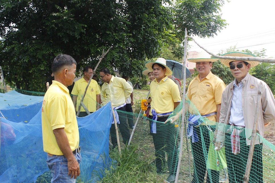 คณะกรรมการคัดสรรกิจกรรมพัฒนาชุมชนดีเด่น ระดับจังหวัด จังหวัดหนองคาย ลงพื้นที่คัดสรรหมู่บ้านเศรษฐกิจพอเพียง “อยู่เย็น เป็นสุข” ณ บ้านคำพัฒนา หมู่ที่ 8 ตำบลบ้านผือ อำเภอโพนพิสัย