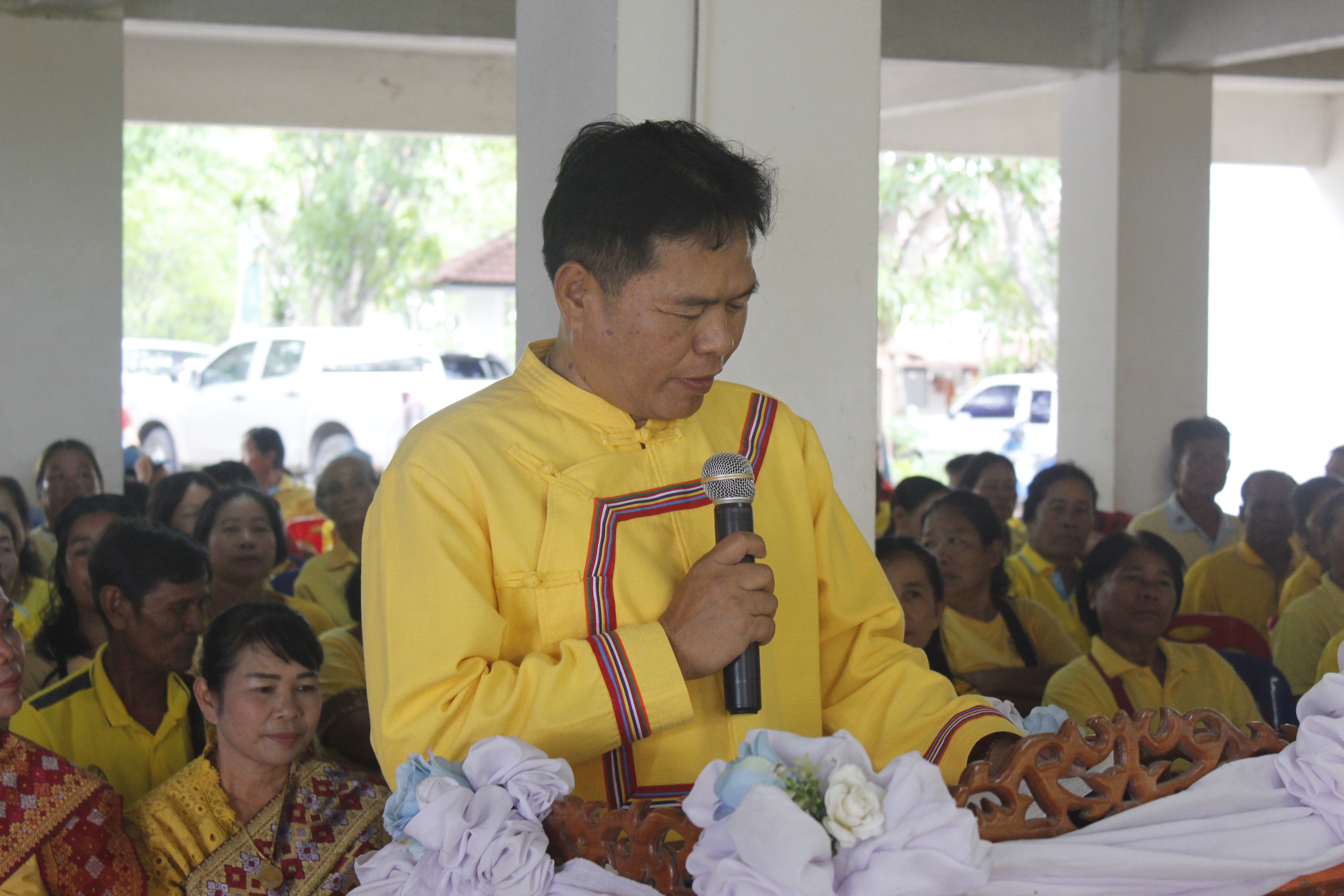 ณะกรรมการคัดสรรกิจกรรมพัฒนาชุมชนดีเด่น ระดับจังหวัด จังหวัดหนองคาย ลงพื้นที่คัดสรรหมู่บ้านเศรษฐกิจพอเพียง “อยู่เย็น เป็นสุข” ณ บ้านพระบาท หมู่ที่ 1 ตำบลพระพุทธบาท อำเภอศรีเชียงใหม่