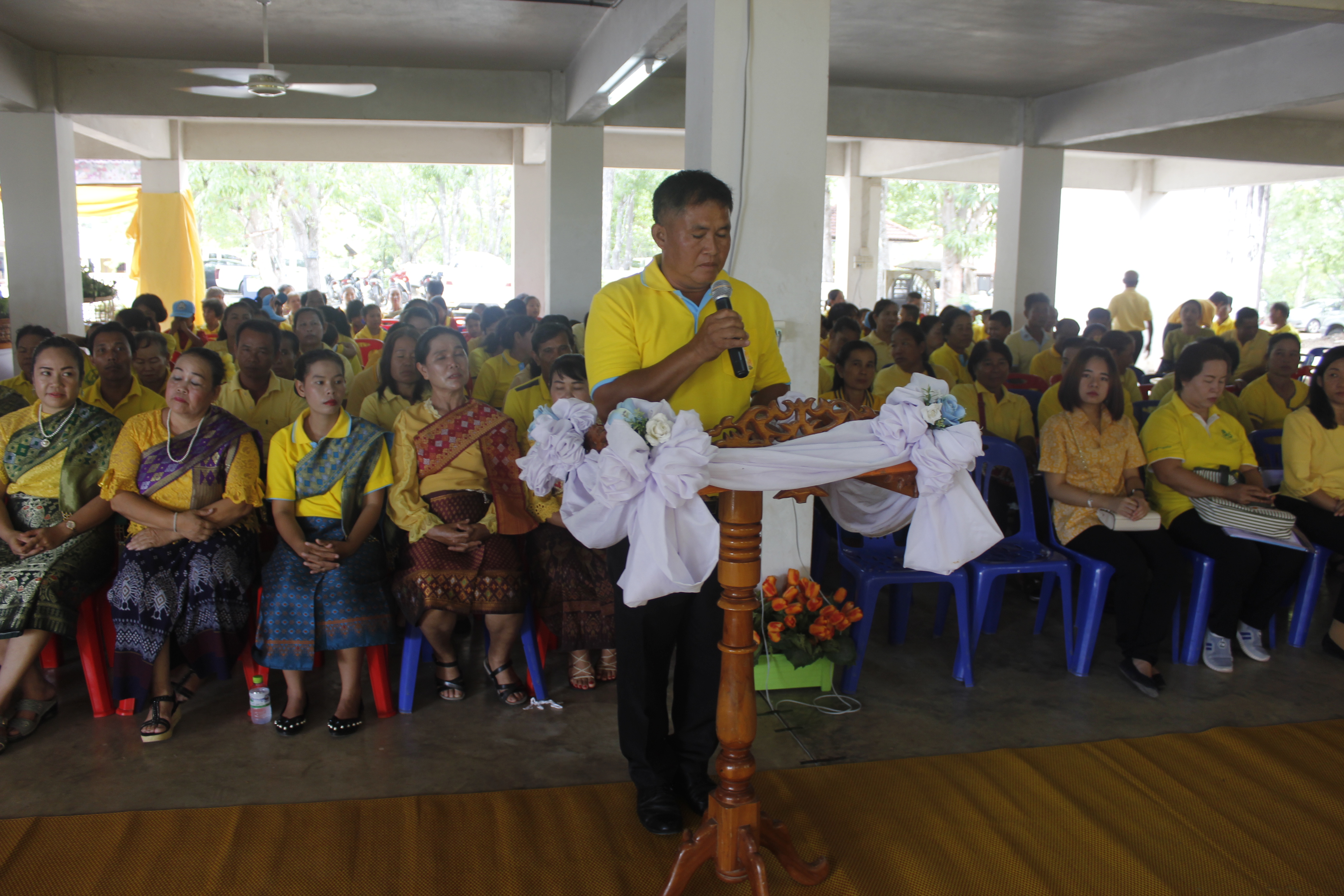ณะกรรมการคัดสรรกิจกรรมพัฒนาชุมชนดีเด่น ระดับจังหวัด จังหวัดหนองคาย ลงพื้นที่คัดสรรหมู่บ้านเศรษฐกิจพอเพียง “อยู่เย็น เป็นสุข” ณ บ้านพระบาท หมู่ที่ 1 ตำบลพระพุทธบาท อำเภอศรีเชียงใหม่