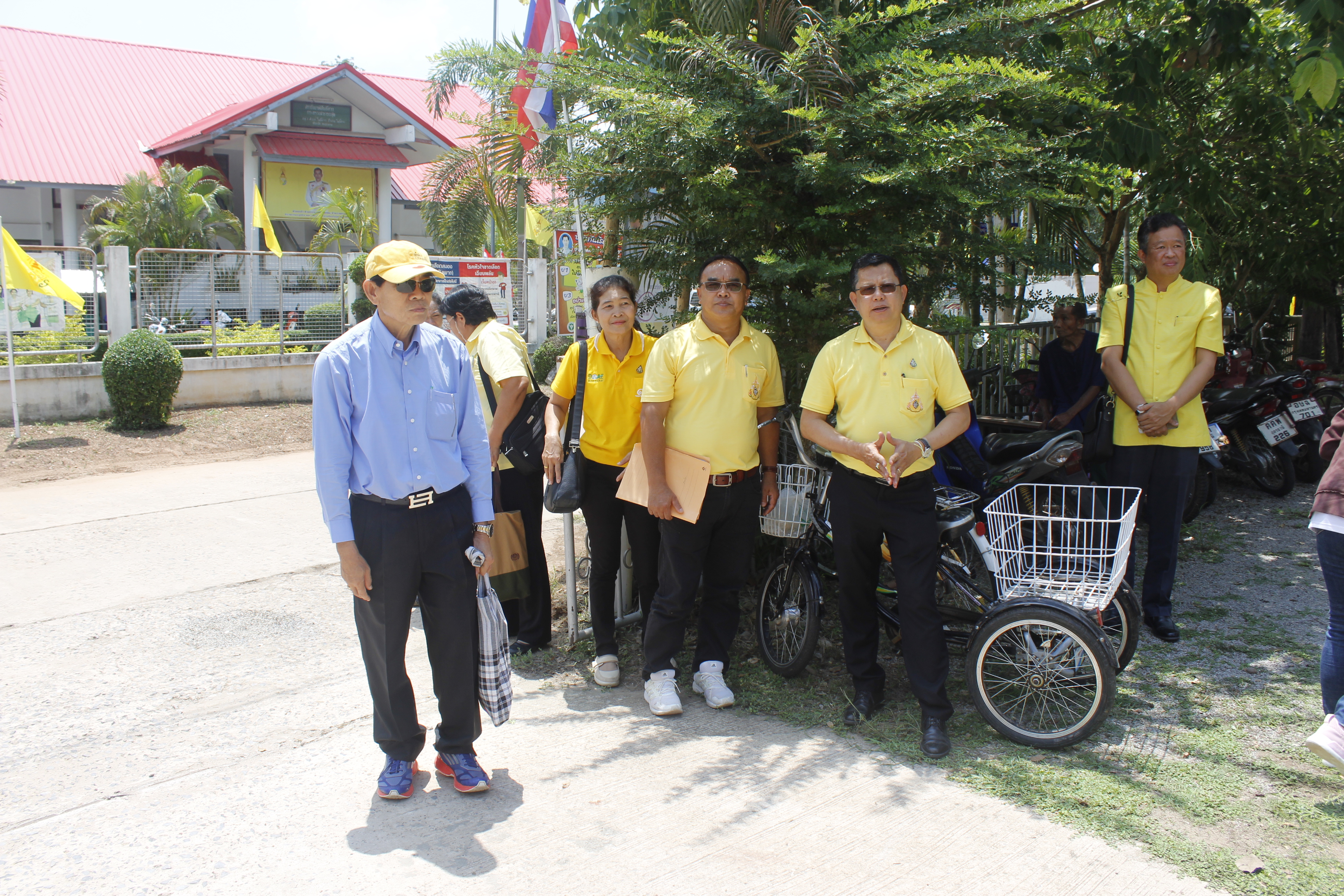 คณะกรรมการคัดสรรกิจกรรมพัฒนาชุมชนดีเด่น ระดับจังหวัด จังหวัดหนองคาย ลงพื้นที่คัดสรรหมู่บ้านเศรษฐกิจพอเพียง “อยู่เย็น เป็นสุข” ณ บ้านโพธิ์ตาก หมู่ที่ 1 ตำบลโพธิ์ตาก อำเภอโพธิ์ตาก