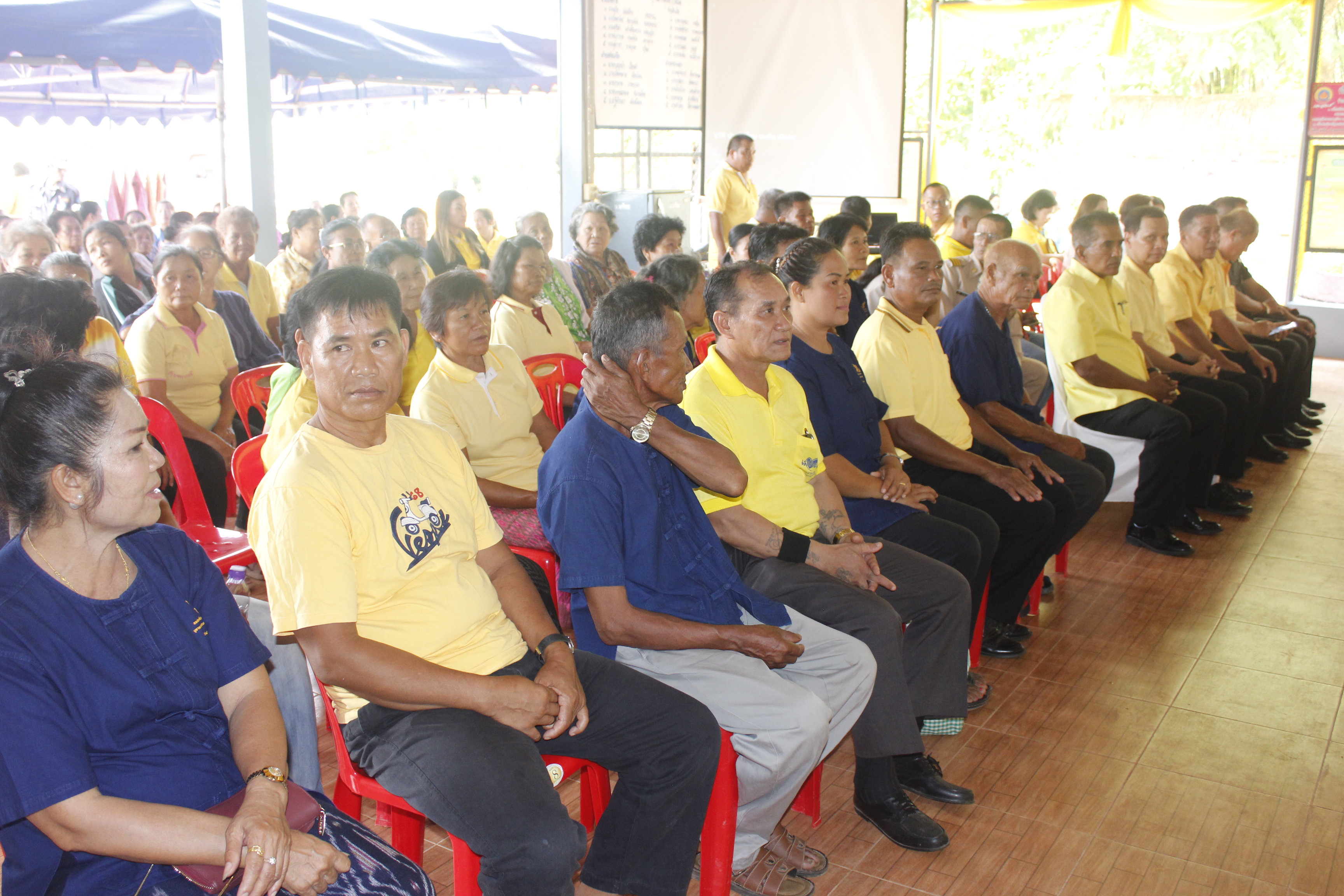 คณะกรรมการคัดสรรกิจกรรมพัฒนาชุมชนดีเด่น ระดับจังหวัด จังหวัดหนองคาย ลงพื้นที่คัดสรรหมู่บ้านเศรษฐกิจพอเพียง “อยู่เย็น เป็นสุข” ณ บ้านนาไหม หมู่ที่ 12 ตำบลสระใคร อำเภอสระใคร