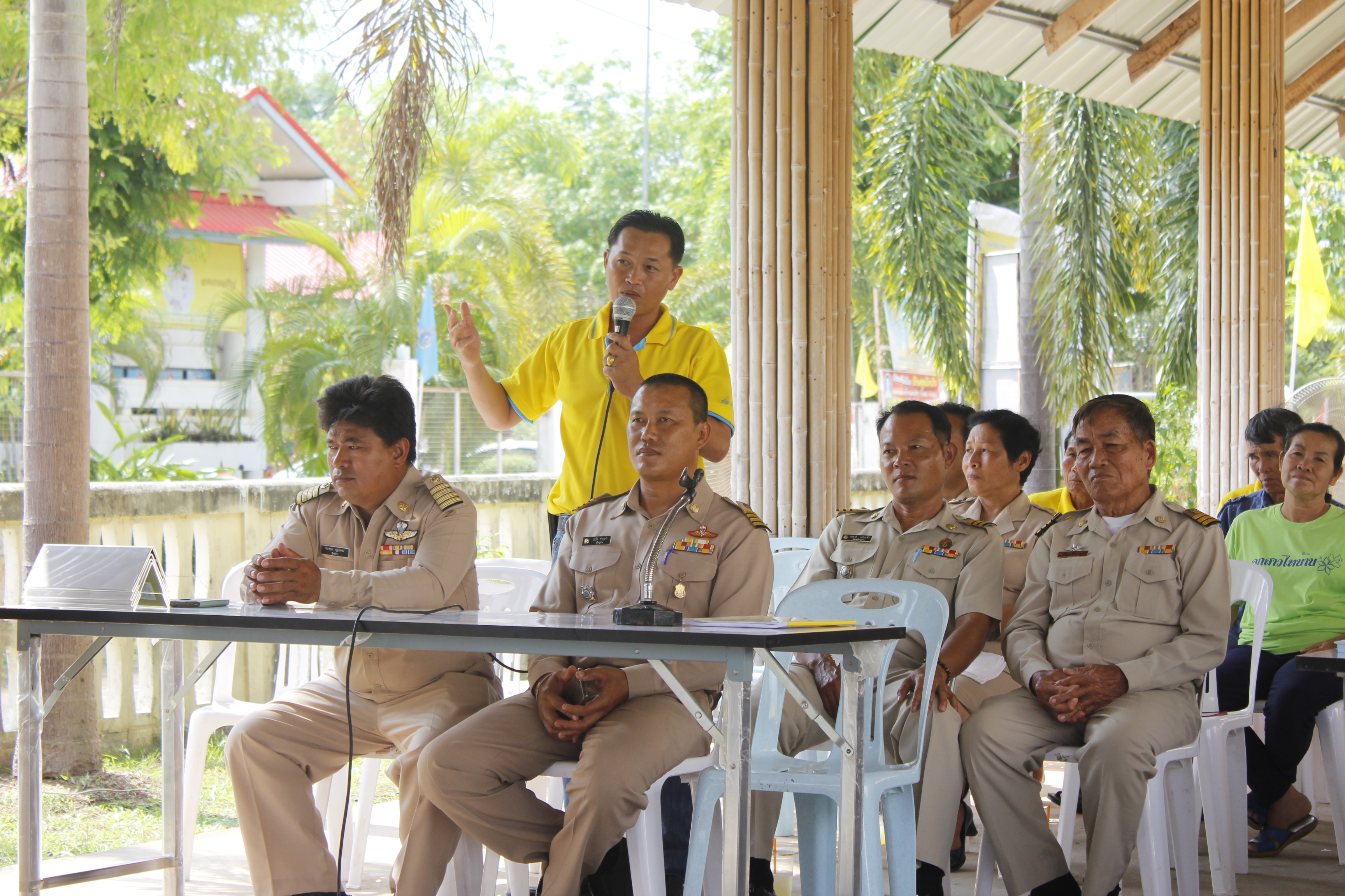 คณะกรรมการคัดสรรกิจกรรมพัฒนาชุมชนดีเด่น ระดับจังหวัด จังหวัดหนองคาย ลงพื้นที่คัดสรรหมู่บ้านเศรษฐกิจพอเพียง “อยู่เย็น เป็นสุข” ณ บ้านโพธิ์ตาก หมู่ที่ 1 ตำบลโพธิ์ตาก อำเภอโพธิ์ตาก