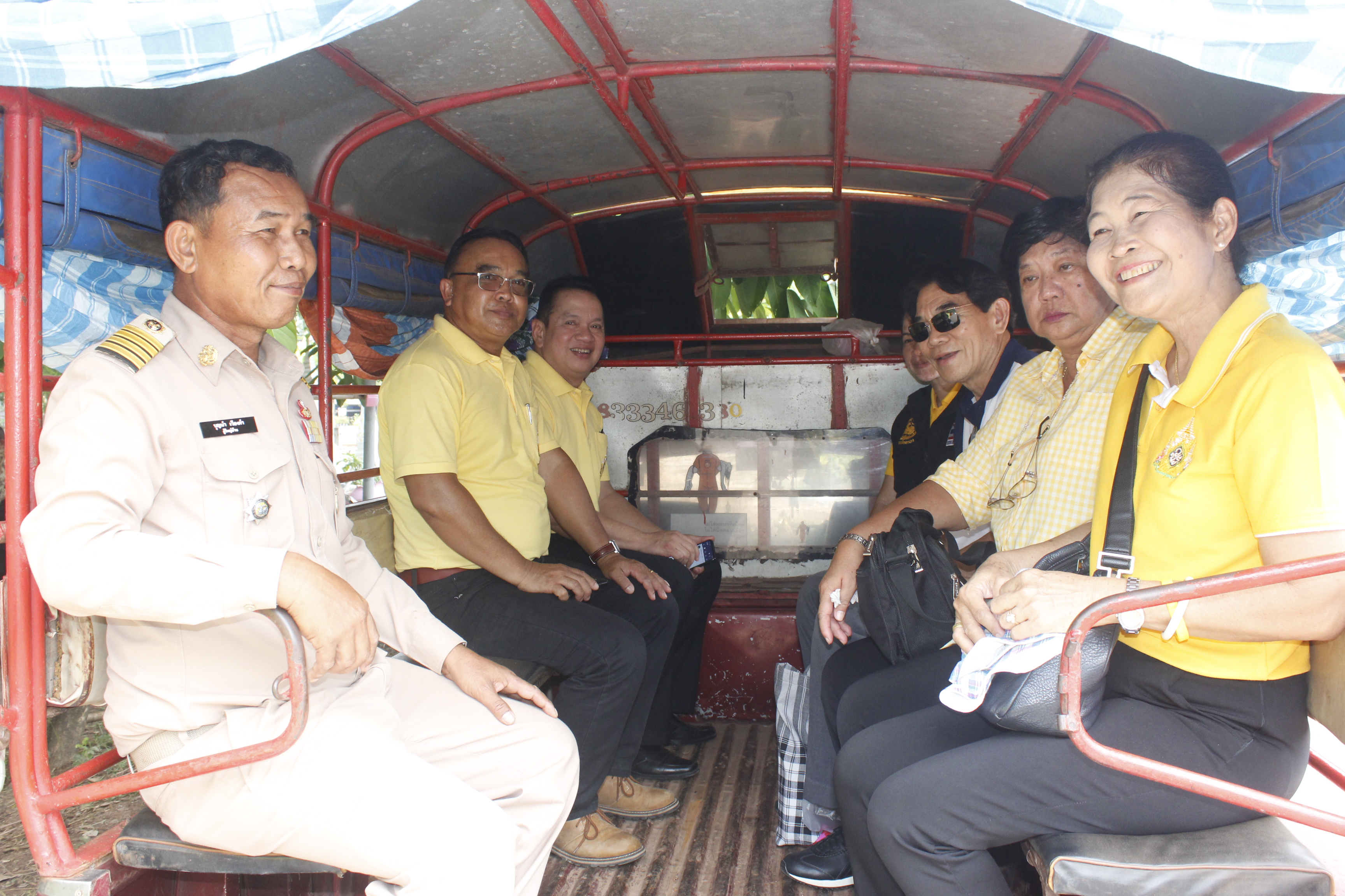 คณะกรรมการคัดสรรกิจกรรมพัฒนาชุมชนดีเด่น ระดับจังหวัด จังหวัดหนองคาย ลงพื้นที่คัดสรรหมู่บ้านเศรษฐกิจพอเพียง “อยู่เย็น เป็นสุข” ณ บ้านนาไหม หมู่ที่ 12 ตำบลสระใคร อำเภอสระใคร