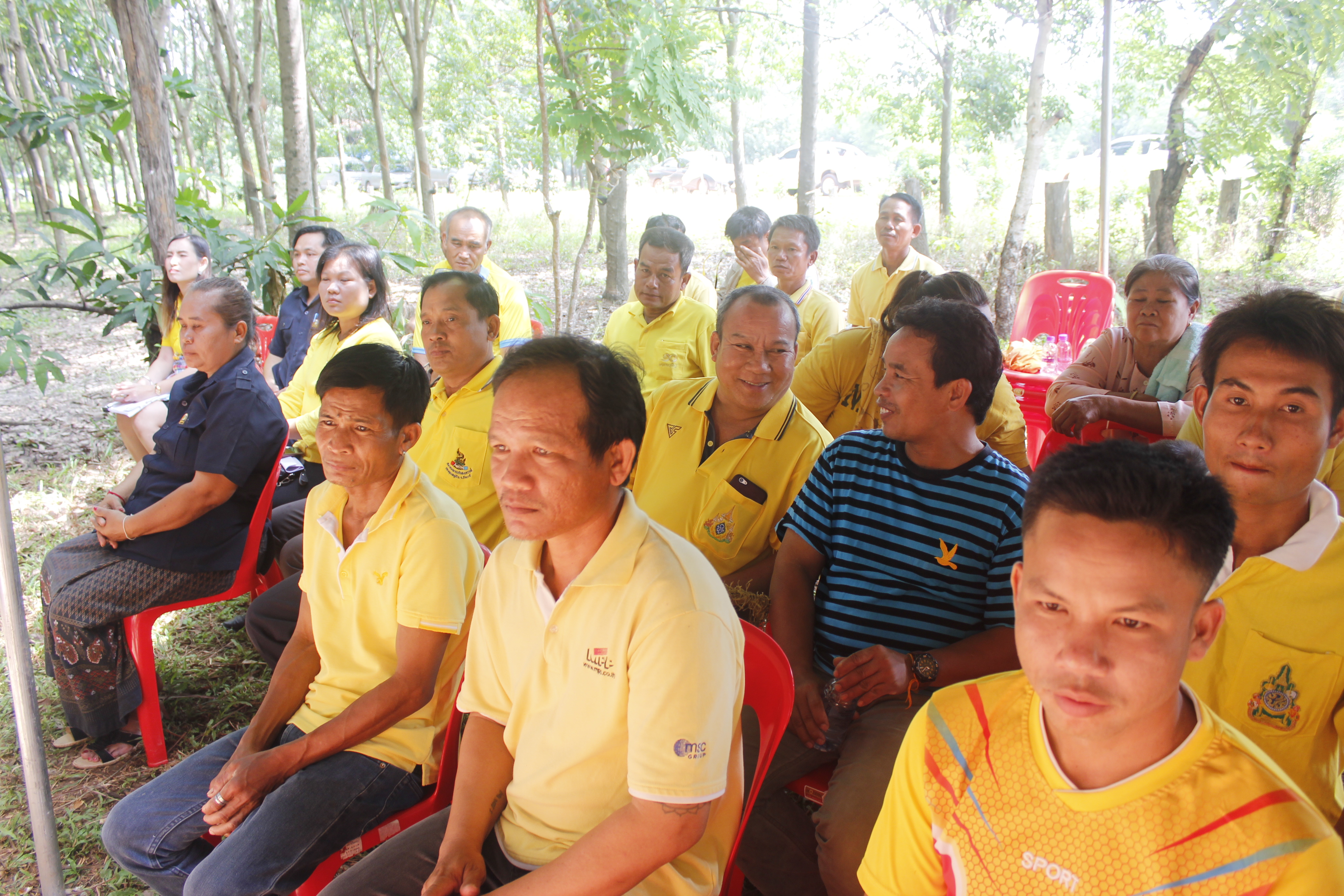 คณะกรรมการคัดสรรกิจกรรมพัฒนาชุมชนดีเด่น ระดับจังหวัด จังหวัดหนองคาย ลงพื้นที่คัดสรรหมู่บ้านเศรษฐกิจพอเพียง “อยู่เย็น เป็นสุข” ณ บ้านโนนประเสริฐ หมู่ที่ 10 ตำบลพระบาทนาสิงห์ อำเภอรัตนวาปี