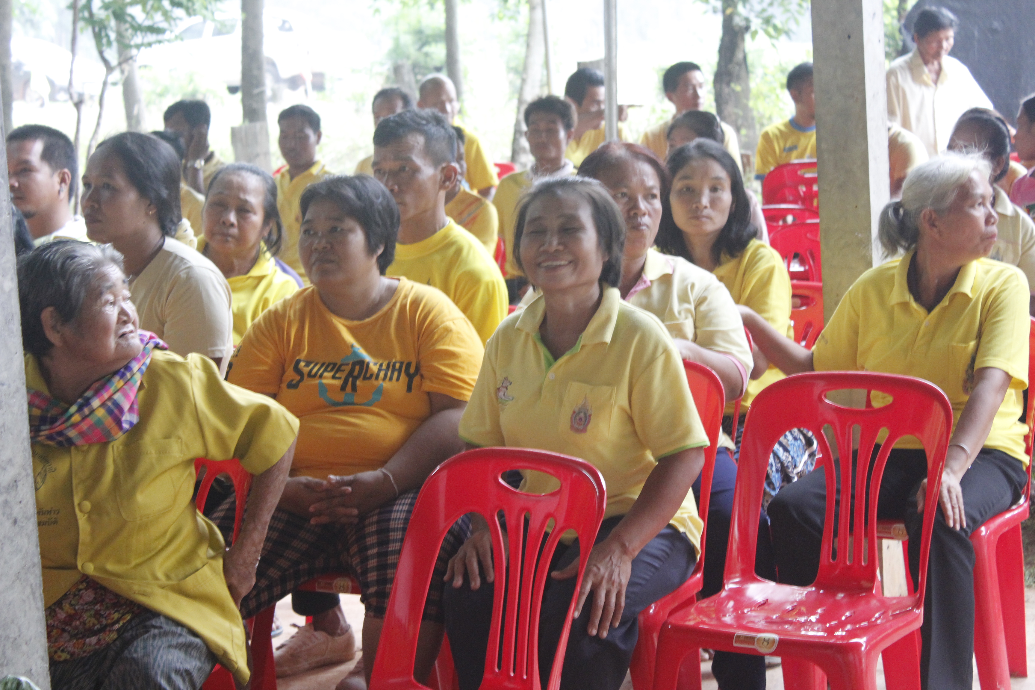 คณะกรรมการคัดสรรกิจกรรมพัฒนาชุมชนดีเด่น ระดับจังหวัด จังหวัดหนองคาย ลงพื้นที่คัดสรรหมู่บ้านเศรษฐกิจพอเพียง “อยู่เย็น เป็นสุข” ณ บ้านโนนประเสริฐ หมู่ที่ 10 ตำบลพระบาทนาสิงห์ อำเภอรัตนวาปี