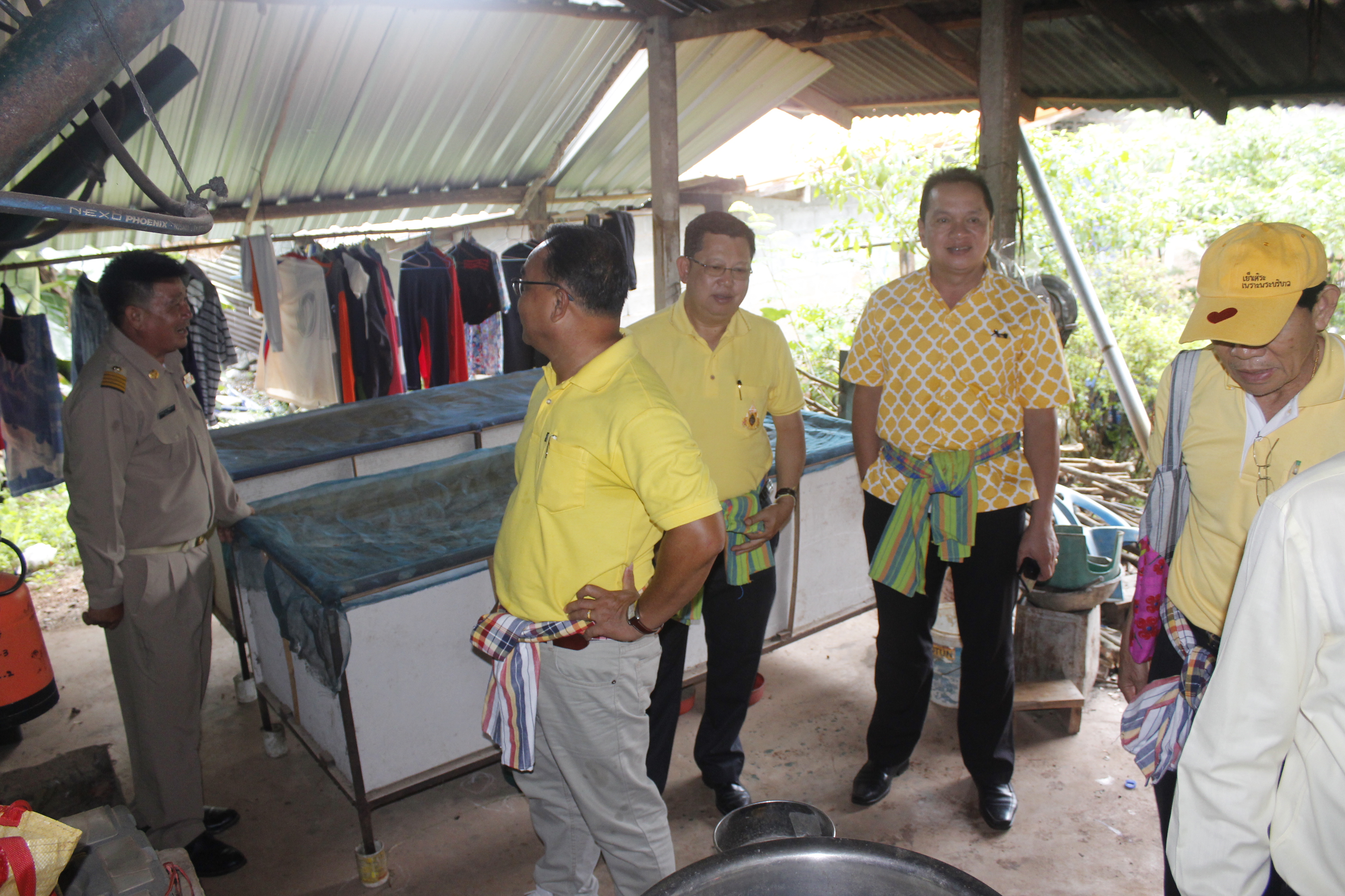 คณะกรรมการคัดสรรกิจกรรมพัฒนาชุมชนดีเด่น ระดับจังหวัด จังหวัดหนองคาย ลงพื้นที่คัดสรรหมู่บ้านเศรษฐกิจพอเพียง “อยู่เย็น เป็นสุข” ณ บ้านโนนประเสริฐ หมู่ที่ 10 ตำบลพระบาทนาสิงห์ อำเภอรัตนวาปี