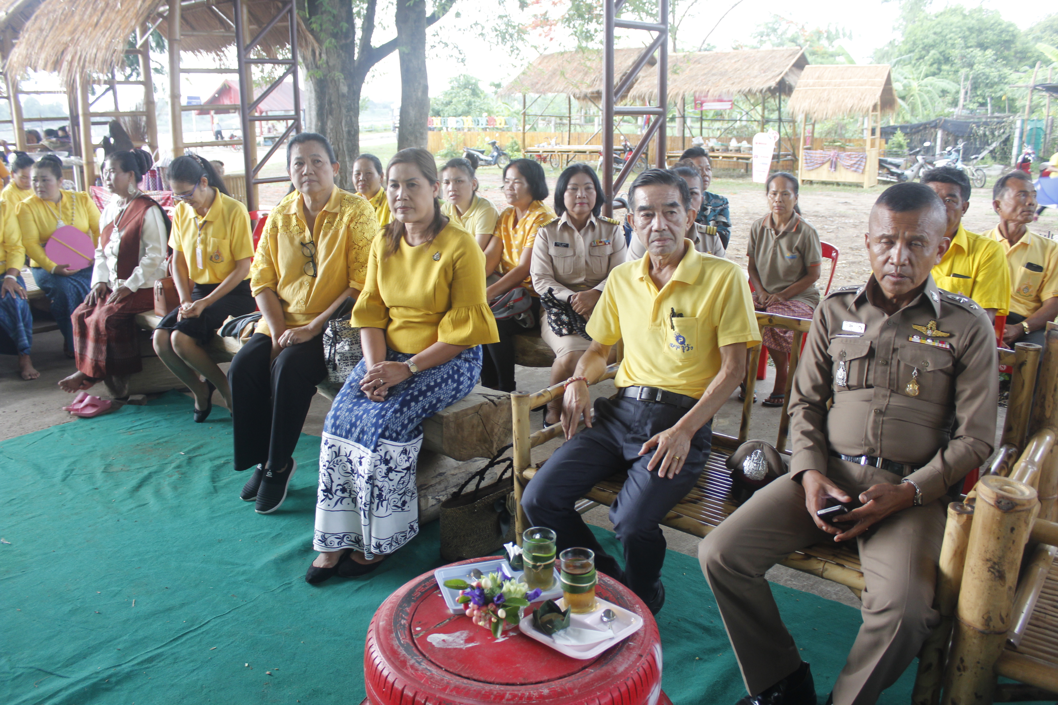 คณะกรรมการคัดสรรกิจกรรมพัฒนาชุมชนดีเด่น ระดับจังหวัด จังหวัดหนองคาย ลงพื้นที่คัดสรรหมู่บ้านเศรษฐกิจพอเพียง “อยู่เย็น เป็นสุข” ณ บ้านหาดคำ หมู่ที่ 2 ตำบลหาดคำ อำเภอเมืองหนองคาย