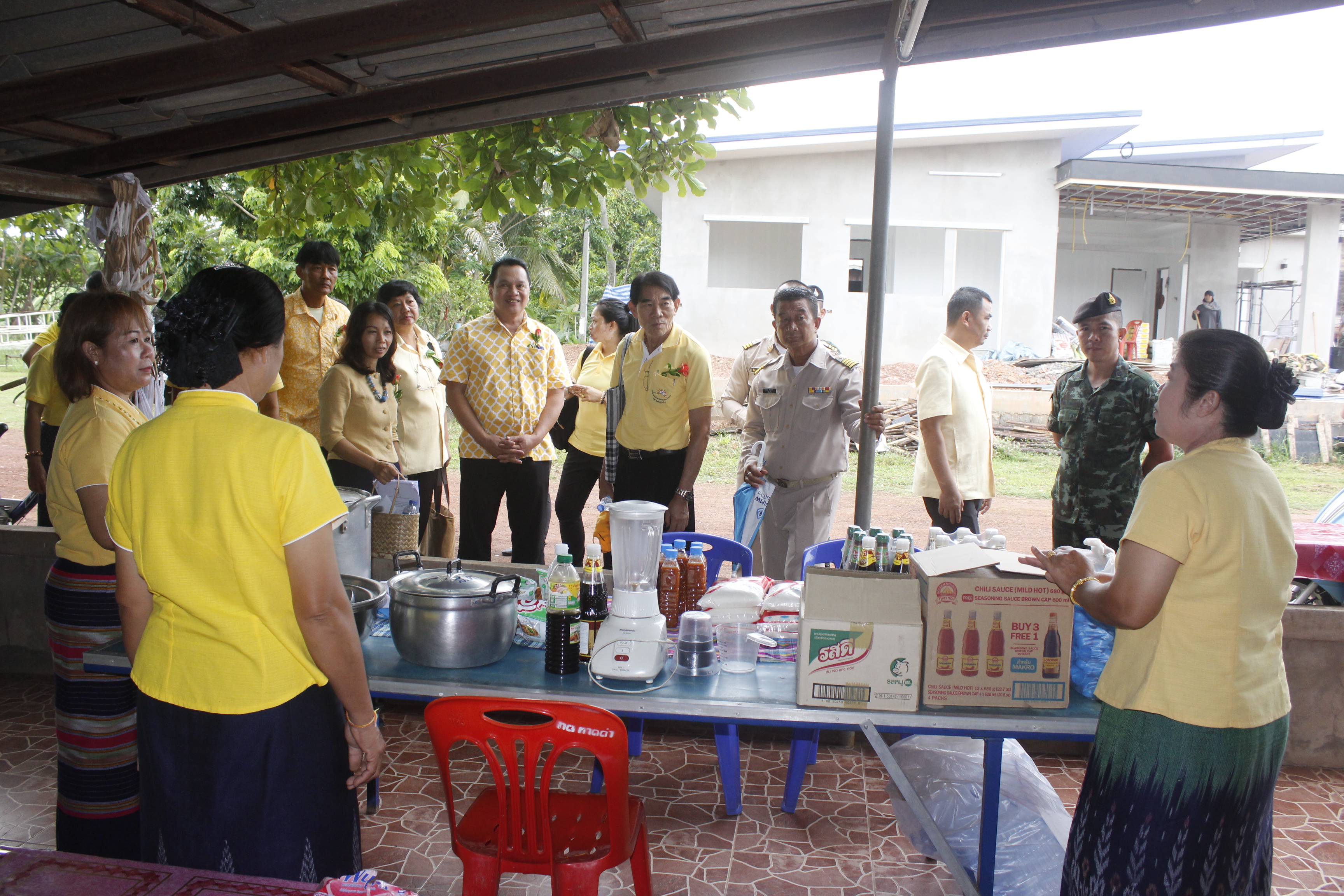 คณะกรรมการคัดสรรกิจกรรมพัฒนาชุมชนดีเด่น ระดับจังหวัด จังหวัดหนองคาย ลงพื้นที่คัดสรรหมู่บ้านเศรษฐกิจพอเพียง “อยู่เย็น เป็นสุข” ณ บ้านหาดคำ หมู่ที่ 2 ตำบลหาดคำ อำเภอเมืองหนองคาย