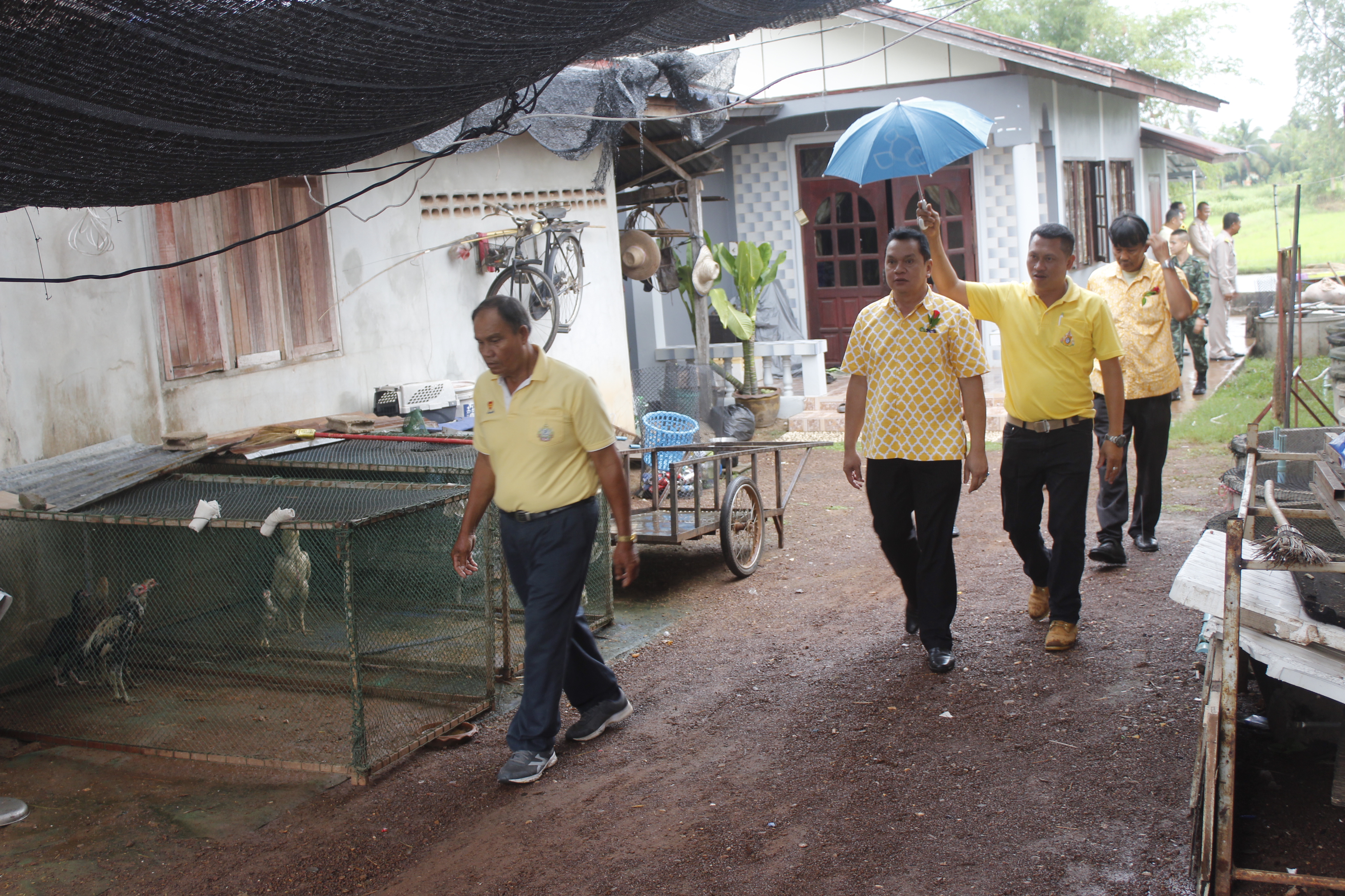 คณะกรรมการคัดสรรกิจกรรมพัฒนาชุมชนดีเด่น ระดับจังหวัด จังหวัดหนองคาย ลงพื้นที่คัดสรรหมู่บ้านเศรษฐกิจพอเพียง “อยู่เย็น เป็นสุข” ณ บ้านหาดคำ หมู่ที่ 2 ตำบลหาดคำ อำเภอเมืองหนองคาย