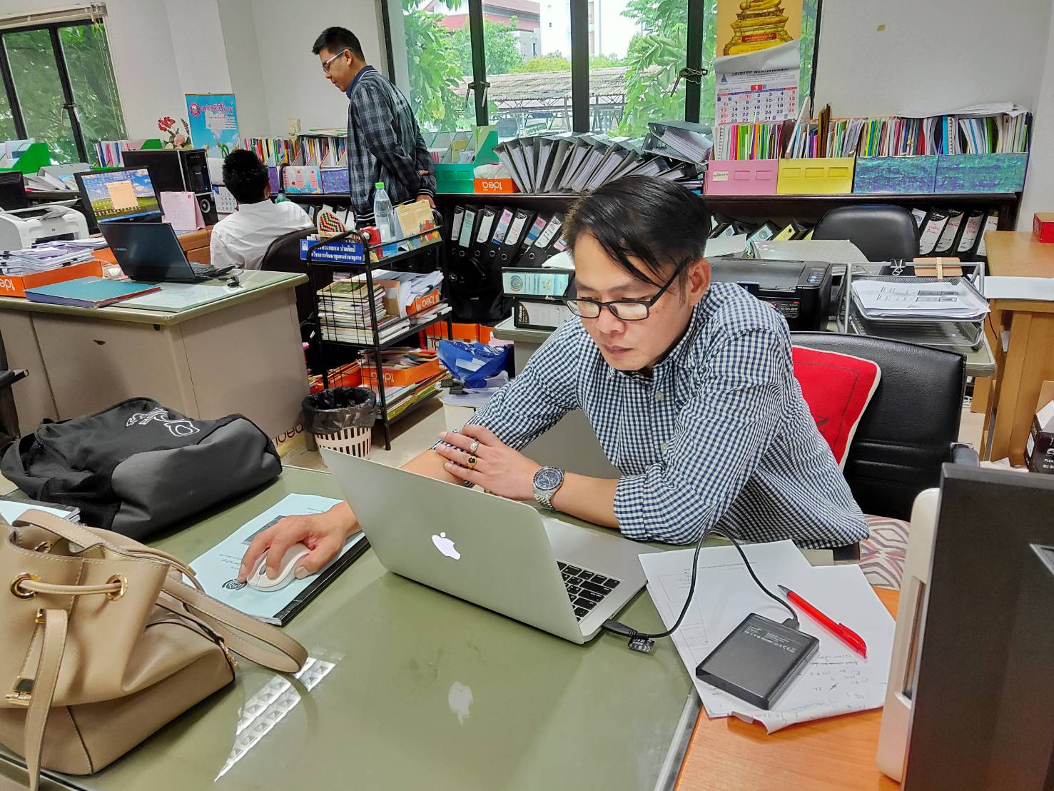 ศูนย์สารสนเทศเพื่อการพัฒนาชุมชน จัดอบรมให้ความรู้ระบบอินเทอร์เน็ตความเร็วสูง และการใช้งานโปรแกรมป้องกันไวรัส แก่บุคลากร พช. หนองคาย