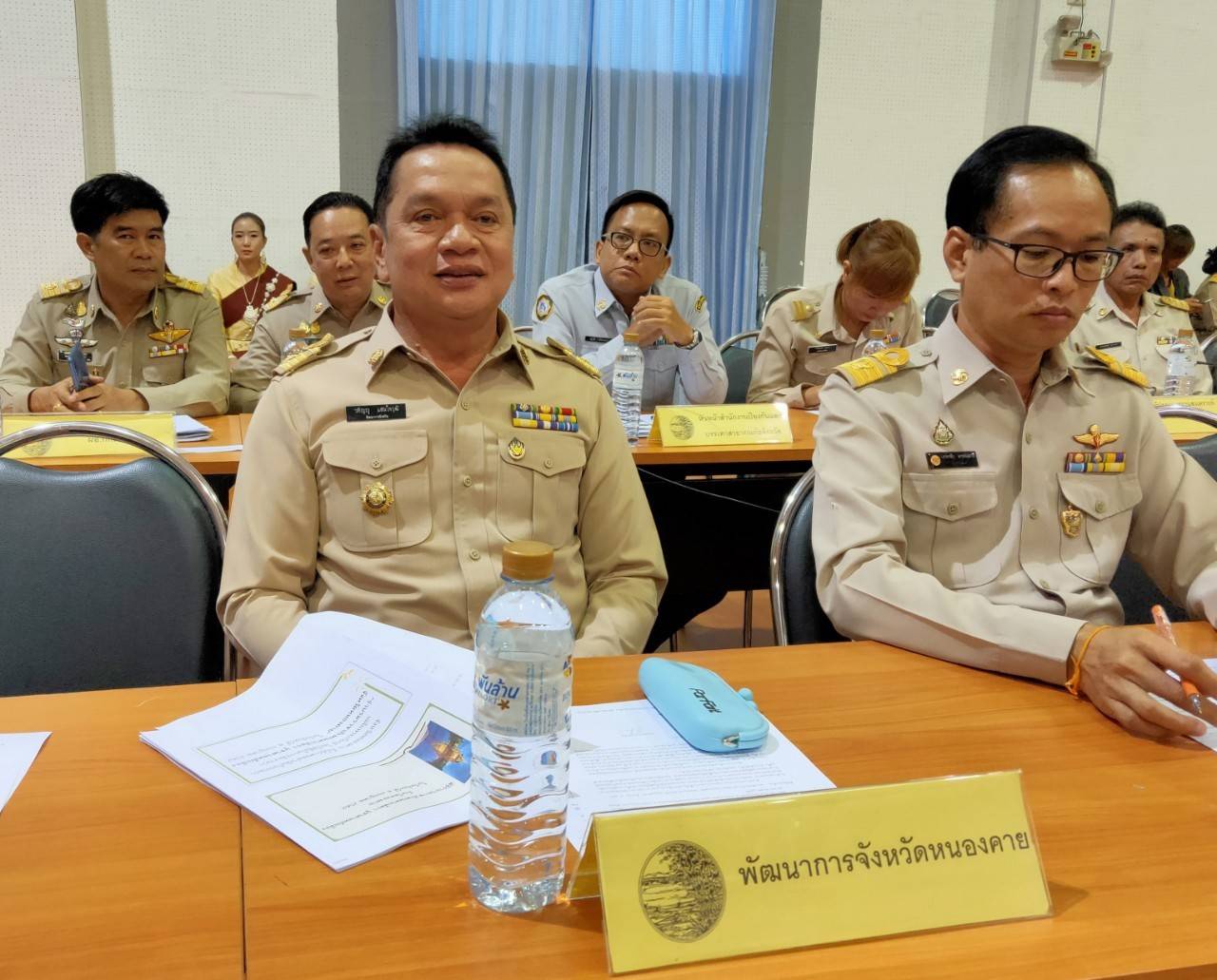 พจ.หนองคาย ร่วมประชุมนายอำเภอและหัวหน้าส่วนราชการสังกัดกระทรวงมหาดไทยและประชุมกรมการจังหวัดและหัวหน้าส่วนราชการประจำจังหวัด ประจำเดือน มิถุนายน 2562