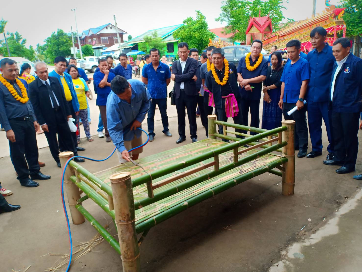 จังหวัดหนองคาย รับการตรวจประเมินหมู่บ้านสารสนเทศชุมชนดีเด่นและสารสนเทศตำบลต้นแบบ เพื่อการพัฒนาคุณภาพชีวิต ประจำปี 2562