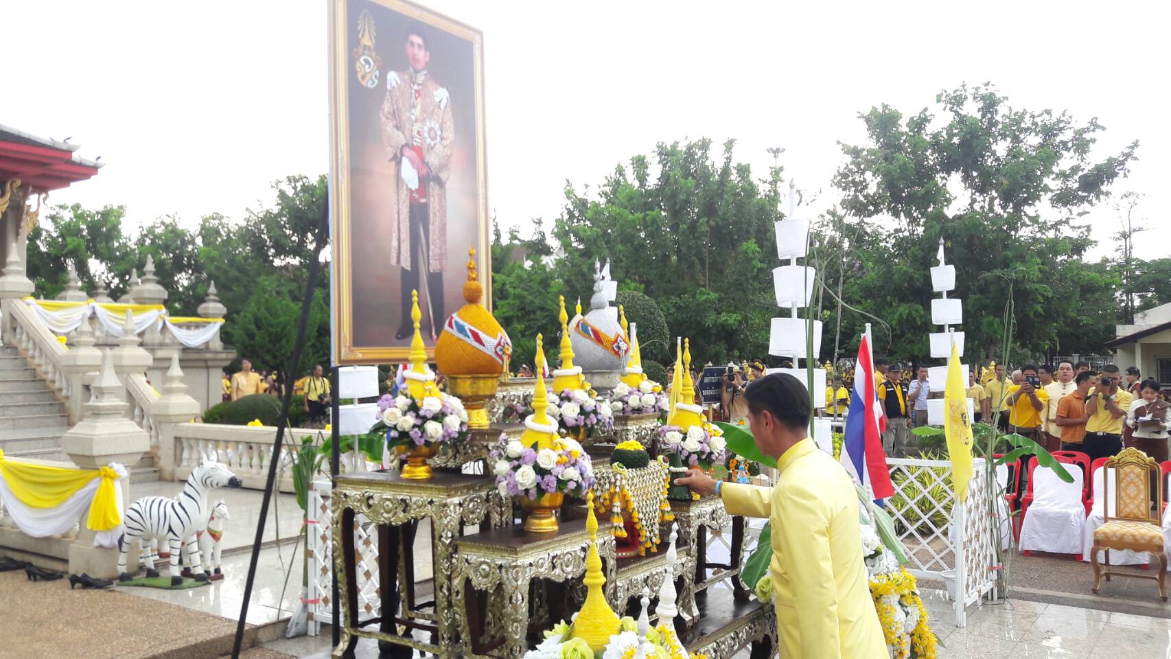 หนองคาย…”รำบรมราชาภิเษกมหากษัตรา บูชาศาลหลักเมืองจังหวัดหนองคาย”