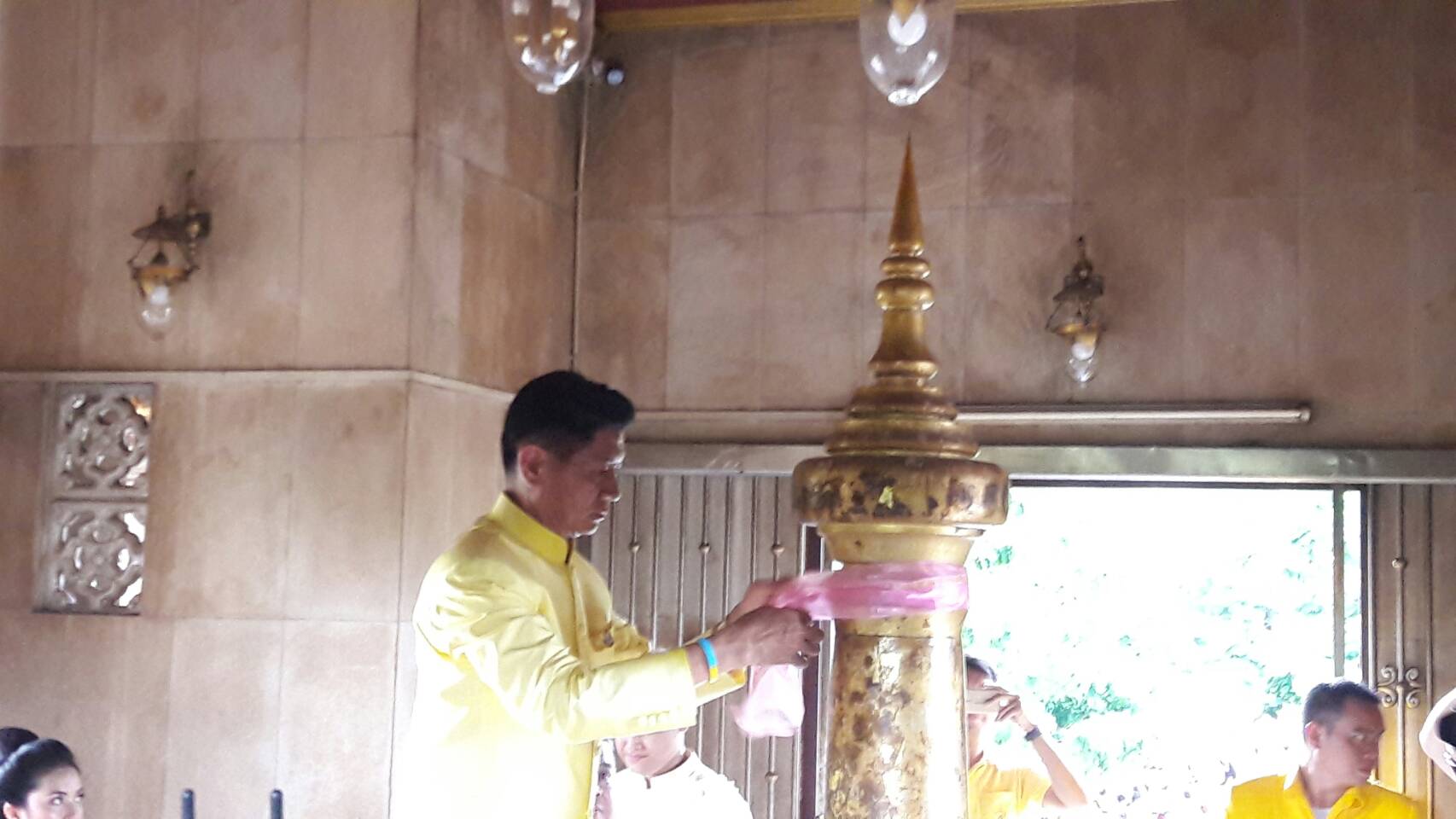 หนองคาย…”รำบรมราชาภิเษกมหากษัตรา บูชาศาลหลักเมืองจังหวัดหนองคาย”