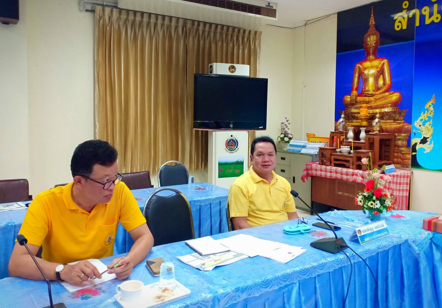 หนองคาย …. ประชุมเตรียมความพร้อมคณะกรรมการจัดกิจกรรม”รำบรมราชาภิเษกมหากษัตรา. บูชาศาลหลักเมืองจังหวัดหนองคาย ครั้งที่ 3/2562
