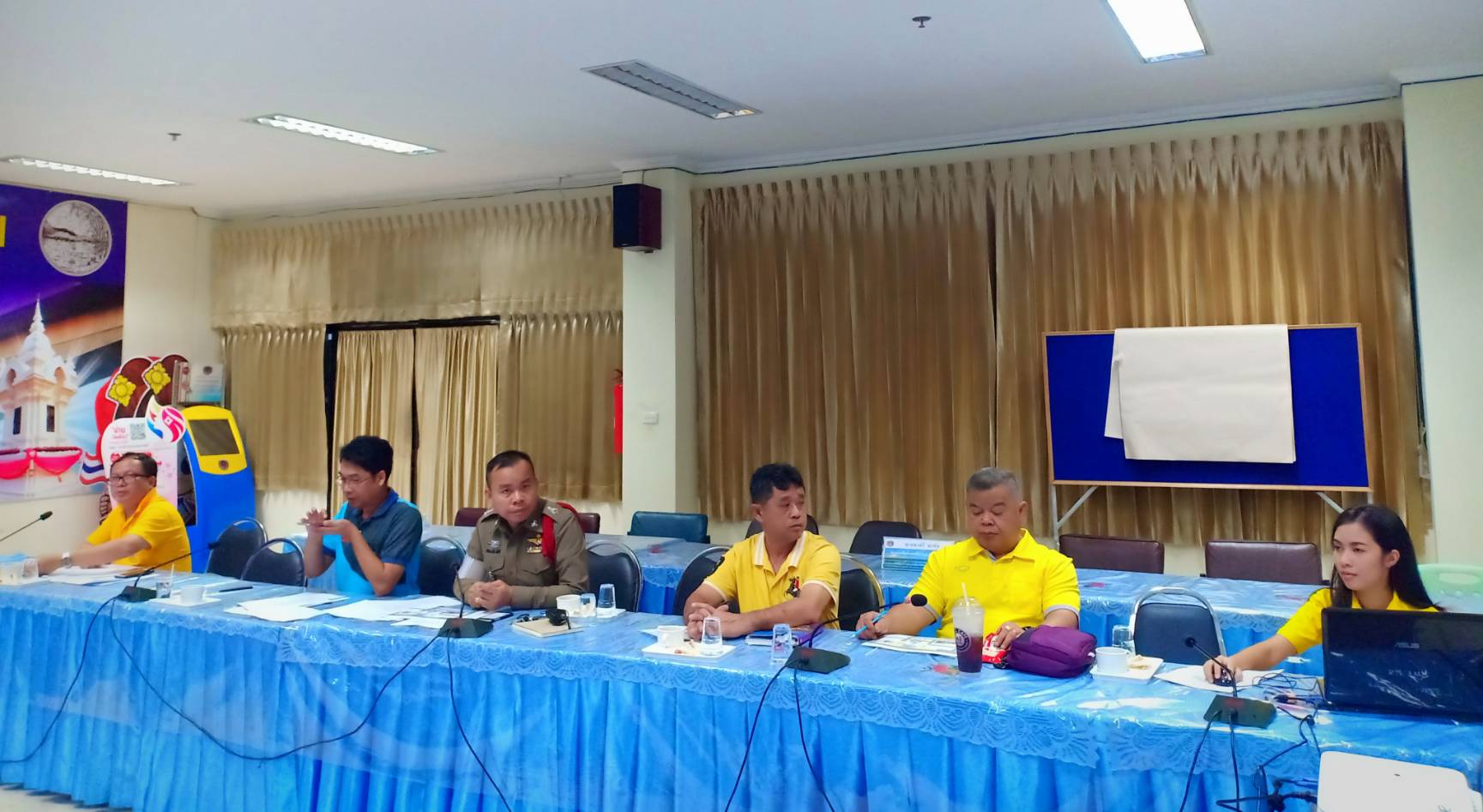 หนองคาย …. ประชุมเตรียมความพร้อมคณะกรรมการจัดกิจกรรม”รำบรมราชาภิเษกมหากษัตรา. บูชาศาลหลักเมืองจังหวัดหนองคาย ครั้งที่ 3/2562