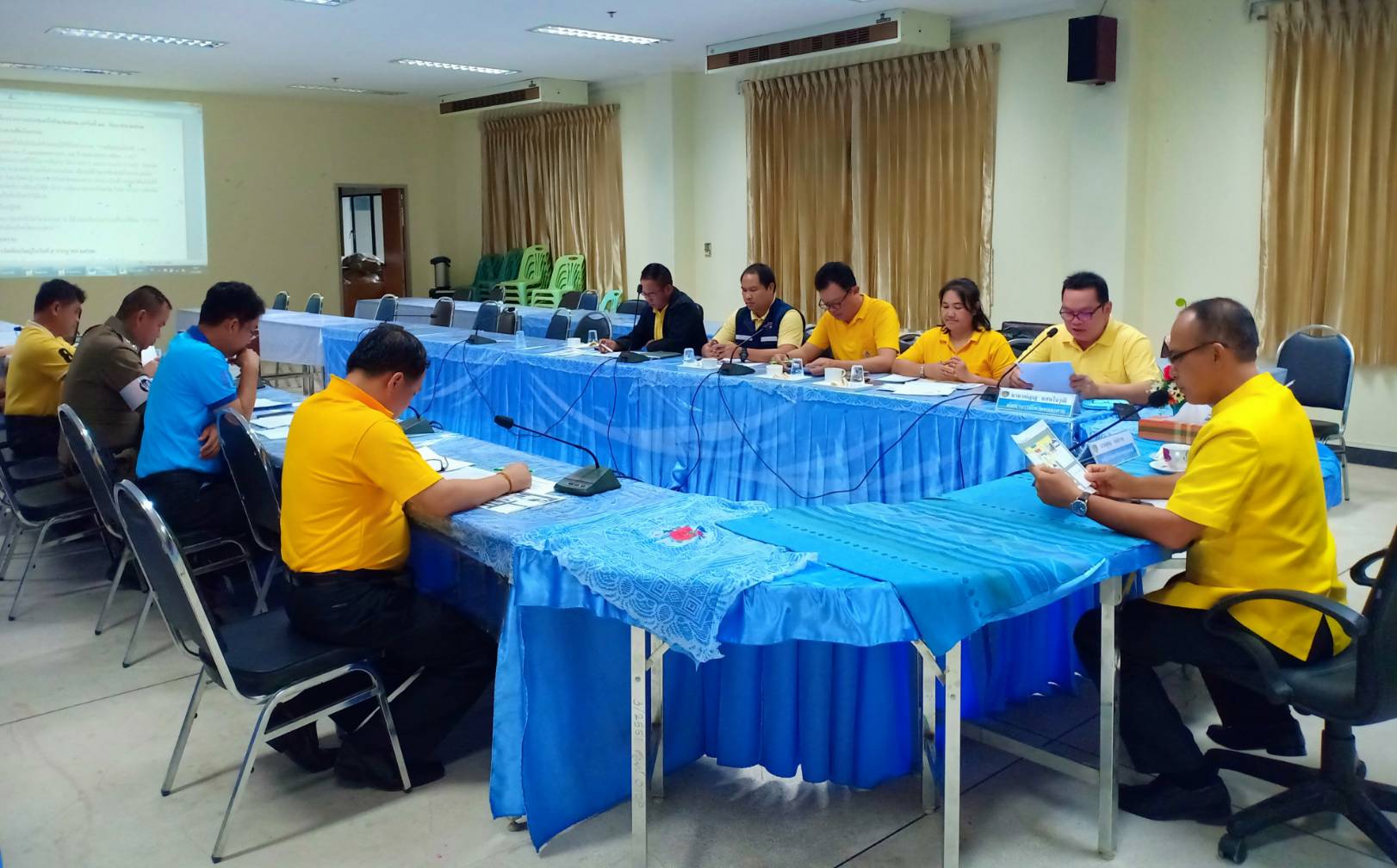 หนองคาย …. ประชุมเตรียมความพร้อมคณะกรรมการจัดกิจกรรม”รำบรมราชาภิเษกมหากษัตรา. บูชาศาลหลักเมืองจังหวัดหนองคาย ครั้งที่ 3/2562