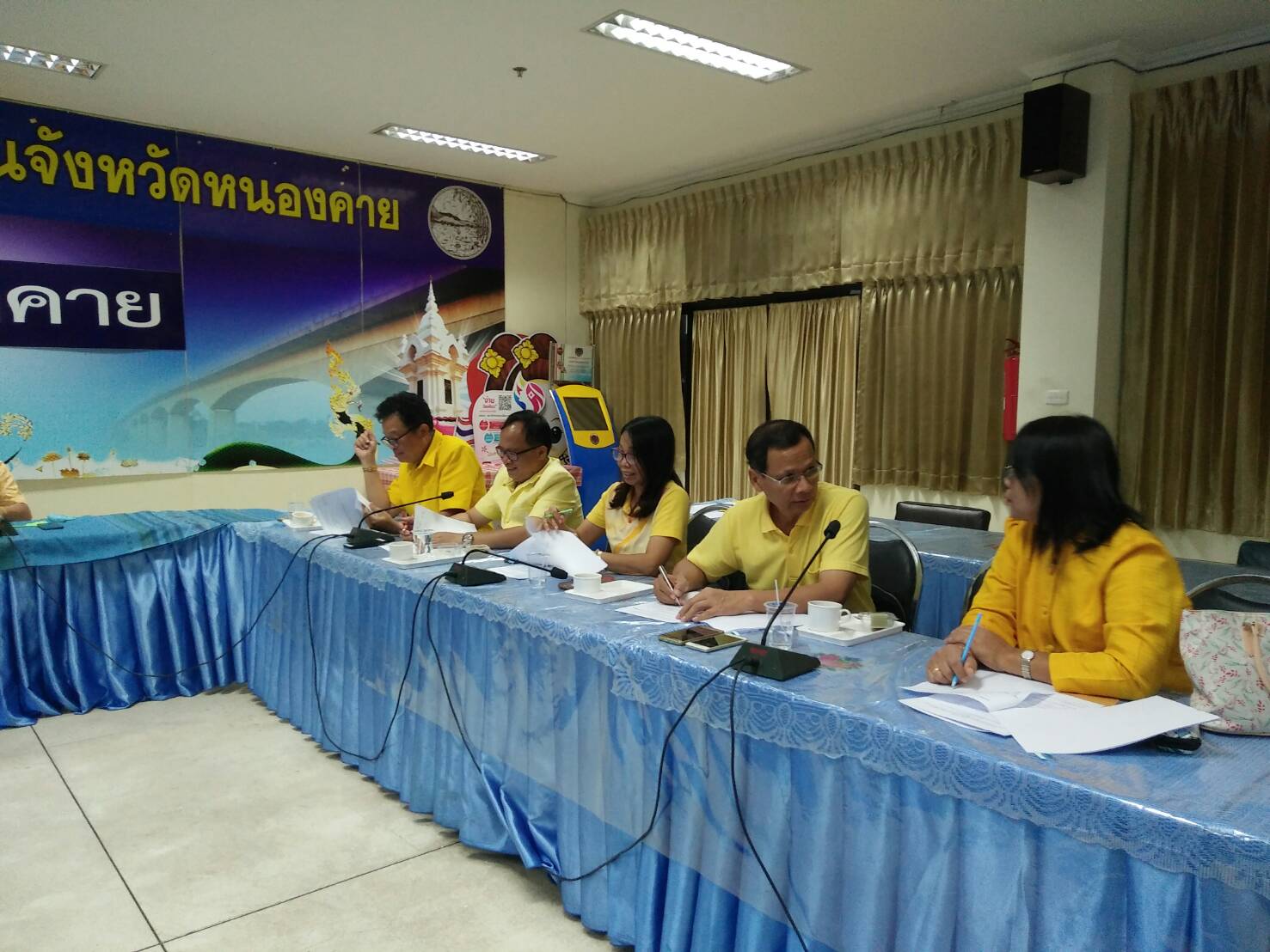หนองคาย…ประชุมคณะทำงานจัดทำข้อตกลงตัวชี้วัดการปฏิบัติราชการและการประเมินผลการปฏิบัติราชการของข้าราการและลูกจ้างประจำ สังกัดกรมการพัฒนาชุมชน จังหวัดหนองคาย ครั้งที่ 3/2562