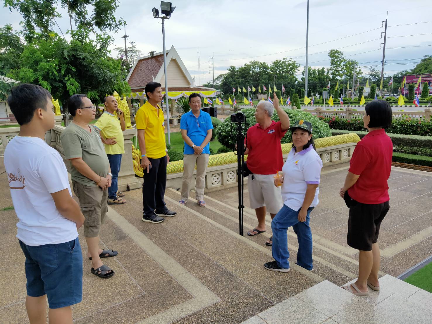 เตรียมความพร้อมการจัดกิจกรรม “รำบรมราชาภิเษกมหากษัตรา บูชาศาลหลักเมืองจังหวัดหนองคาย”