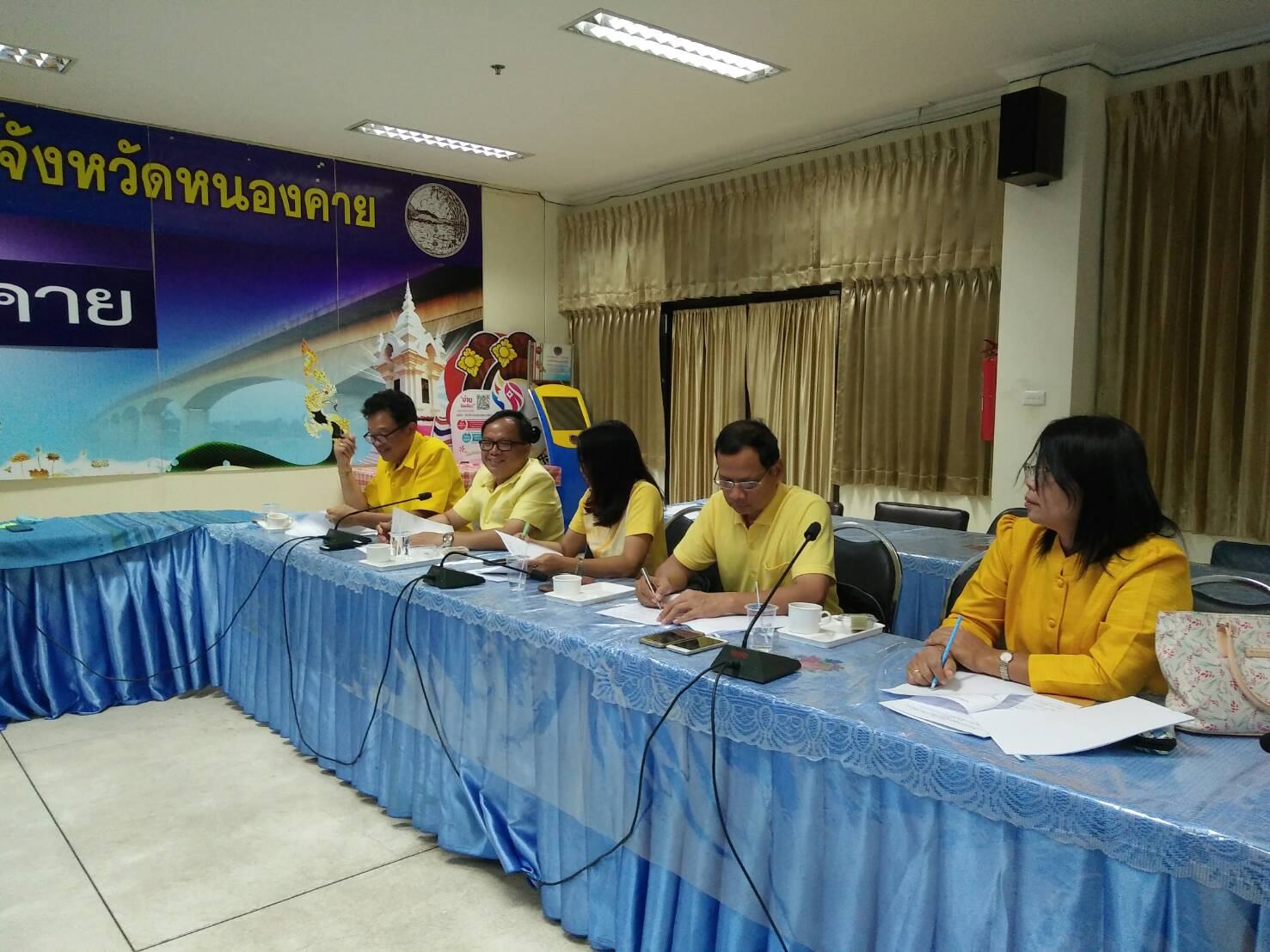 หนองคาย…ประชุมคณะทำงานจัดทำข้อตกลงตัวชี้วัดการปฏิบัติราชการและการประเมินผลการปฏิบัติราชการของข้าราการและลูกจ้างประจำ สังกัดกรมการพัฒนาชุมชน จังหวัดหนองคาย ครั้งที่ 3/2562