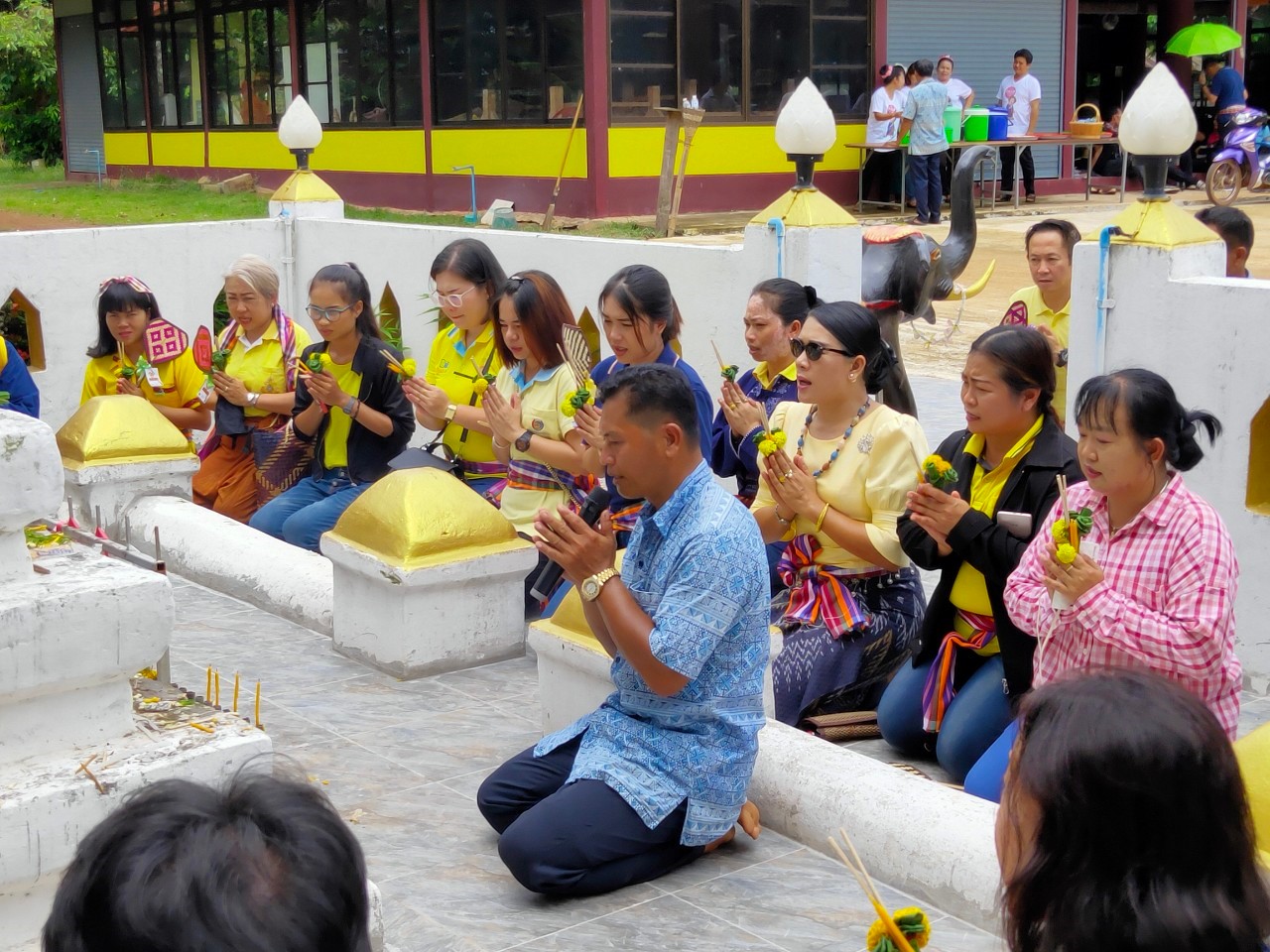พช.หนองคาย นำส่วนราชการ ภาคเอกชน ท่องเที่ยวเชิงประเพณีวัฒนธรรมโดยชุมชน ณ บ้านจับไม้ อำเภอเฝ้าไร่ ตามโครงการ “ยกระดับการท่องเที่ยวเชิงประเพณีวัฒนธรรม กิจกรรมพัฒนายกระดับการท่องเที่ยวเชิงประเพณีวัฒนธรรม (ภาคตะวันออกเฉียงเหนือ)”